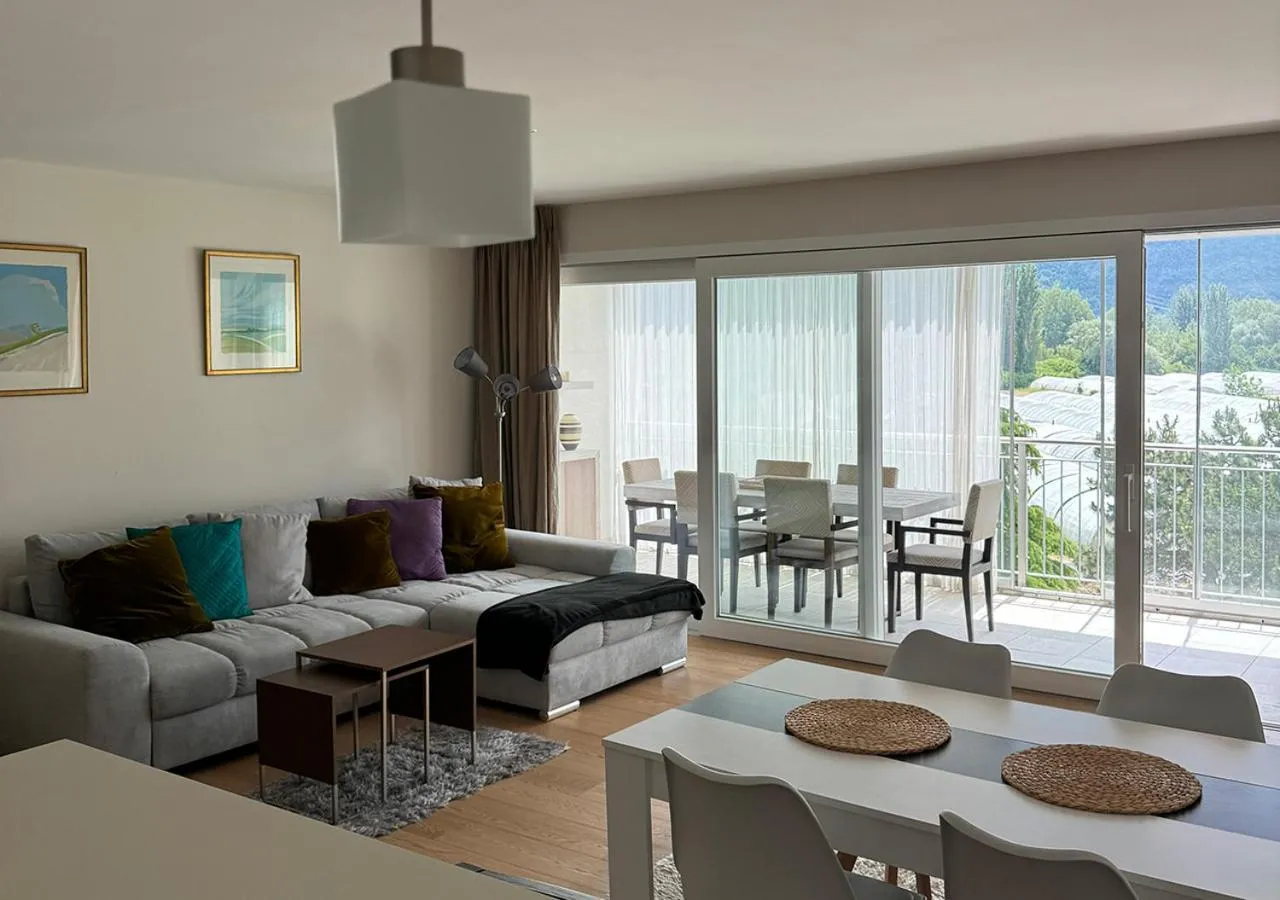 Living room in Hôtel des Bains de Saillon