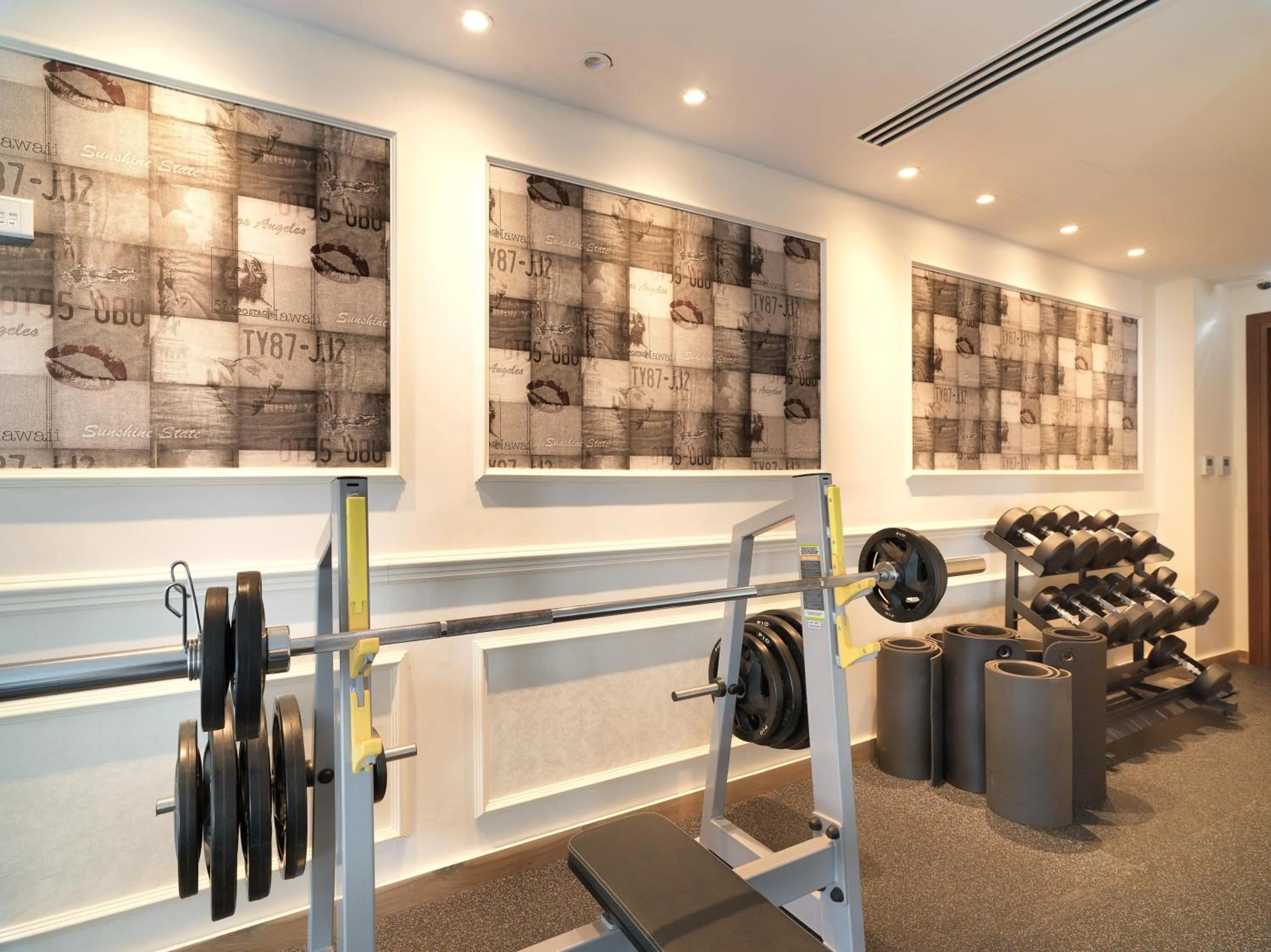 Fitness centre/facilities in Leonardo Boutique Hotel Larnaca