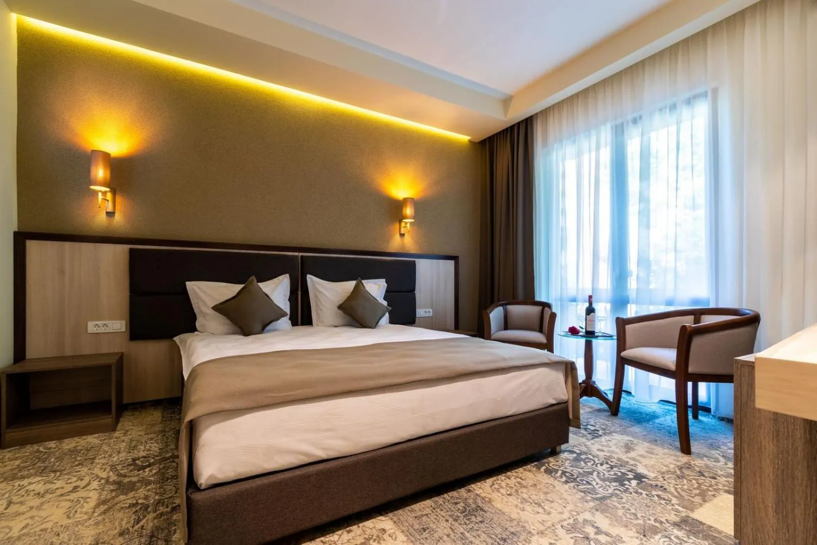 Bedroom, Bed in Hotel IZVOARE Caciulata