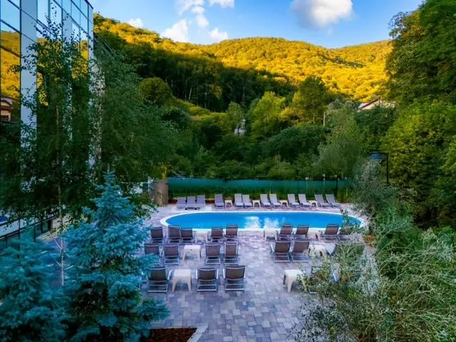 Natural landscape in Hotel IZVOARE Caciulata