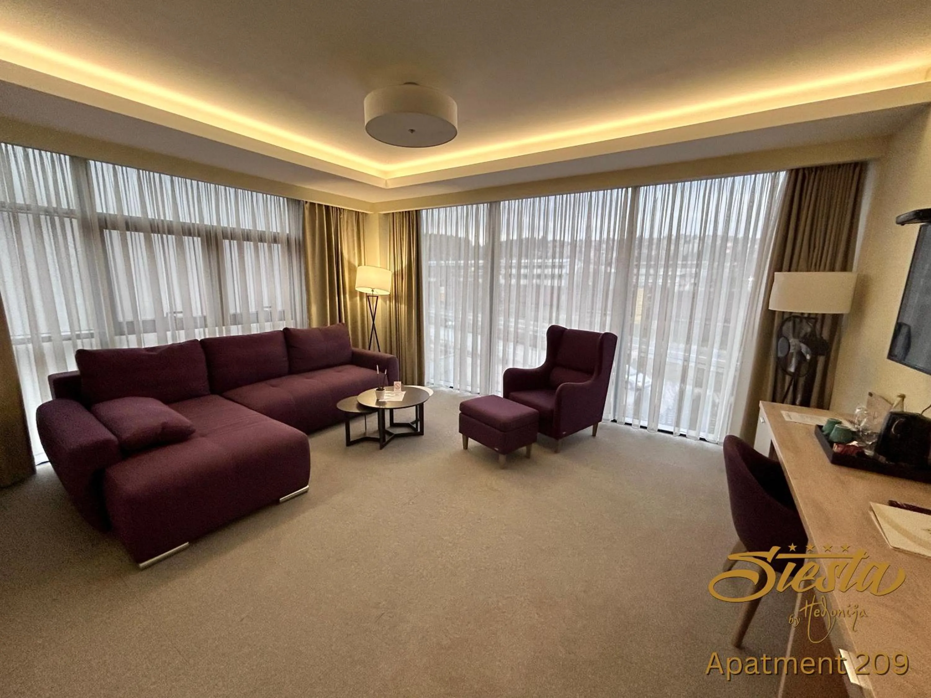 Living room in Hotel Siesta