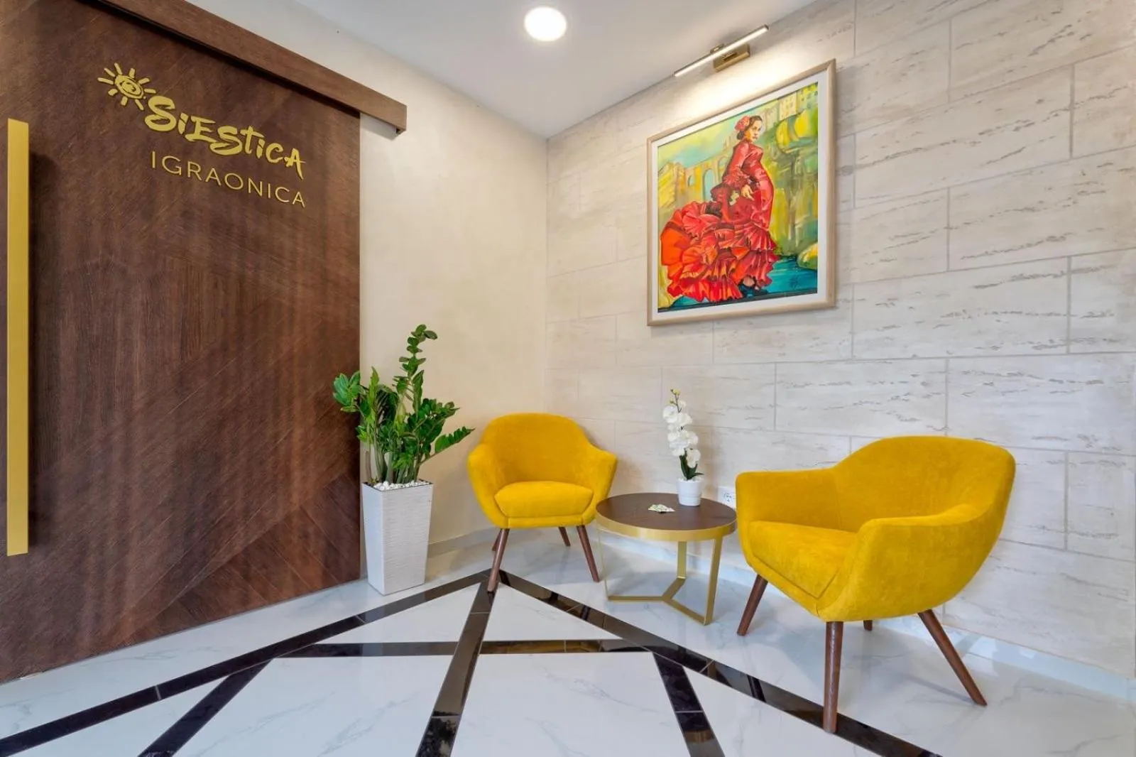 Lobby or reception in Hotel Siesta