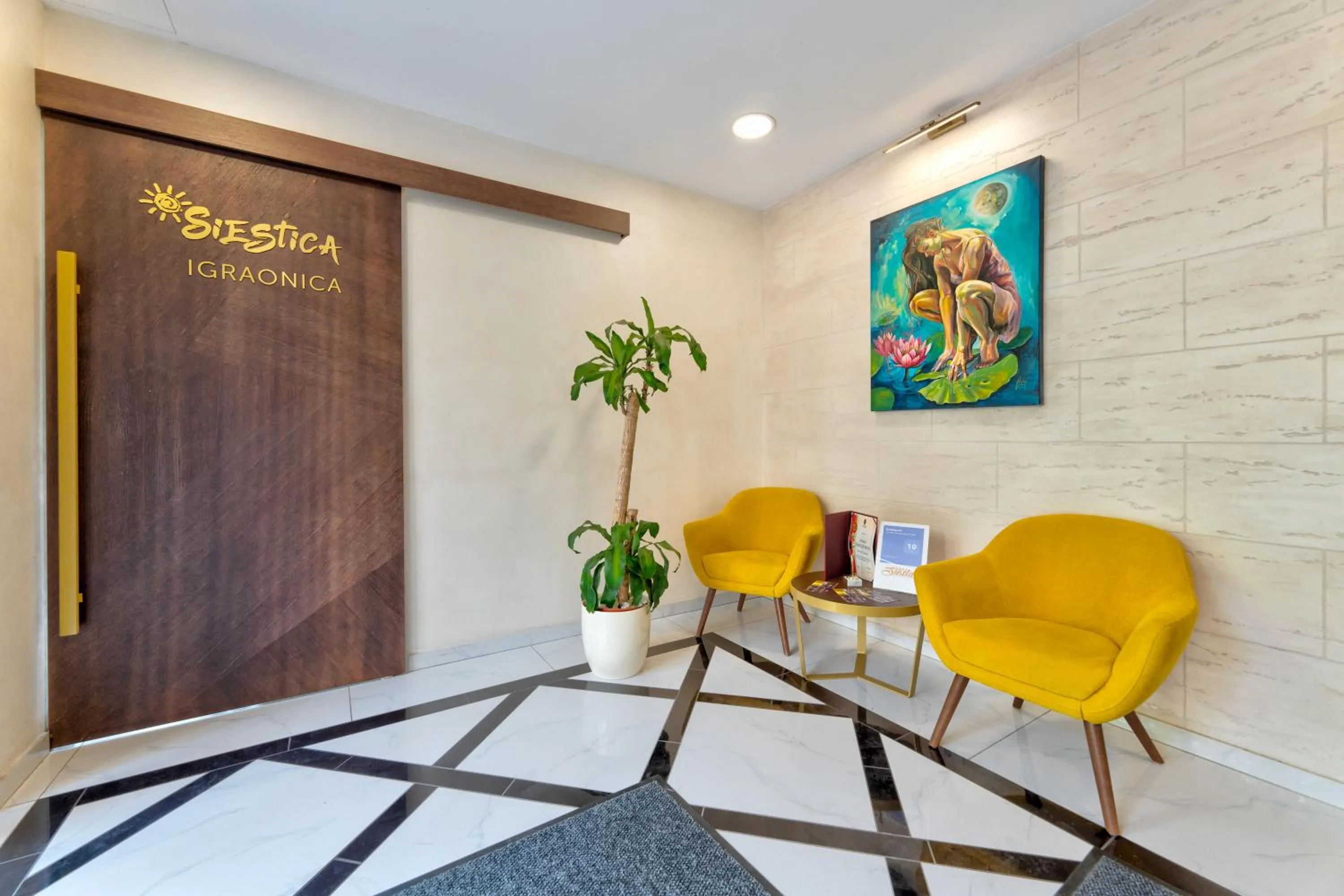 Lobby or reception in Hotel Siesta