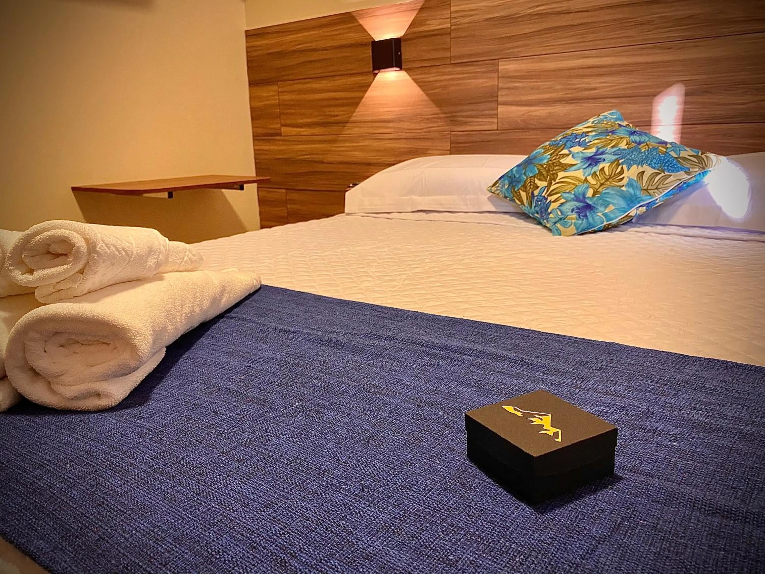 Bed in Terra D` Ouro Apart Hotel