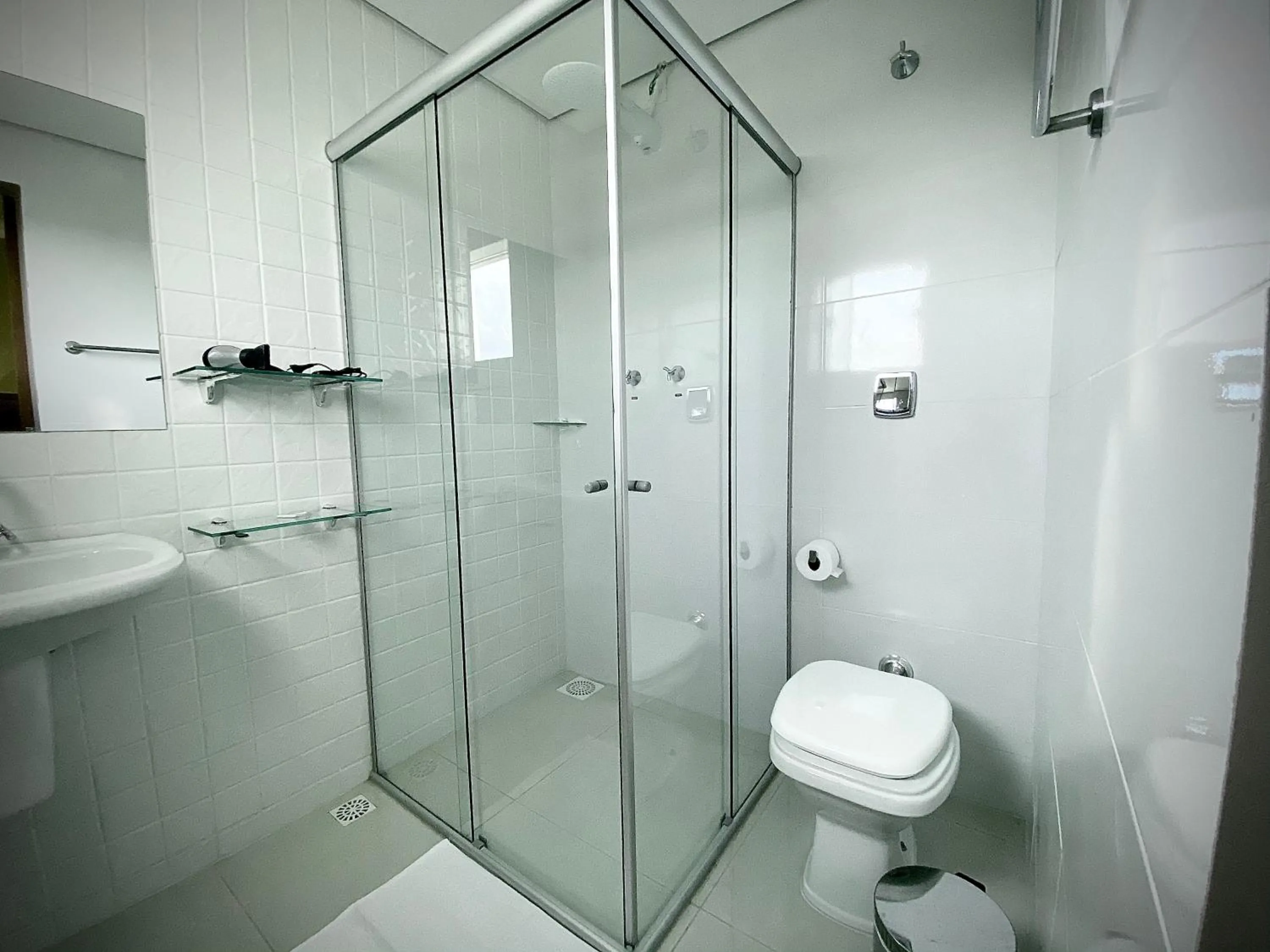 Bathroom in Terra D` Ouro Apart Hotel