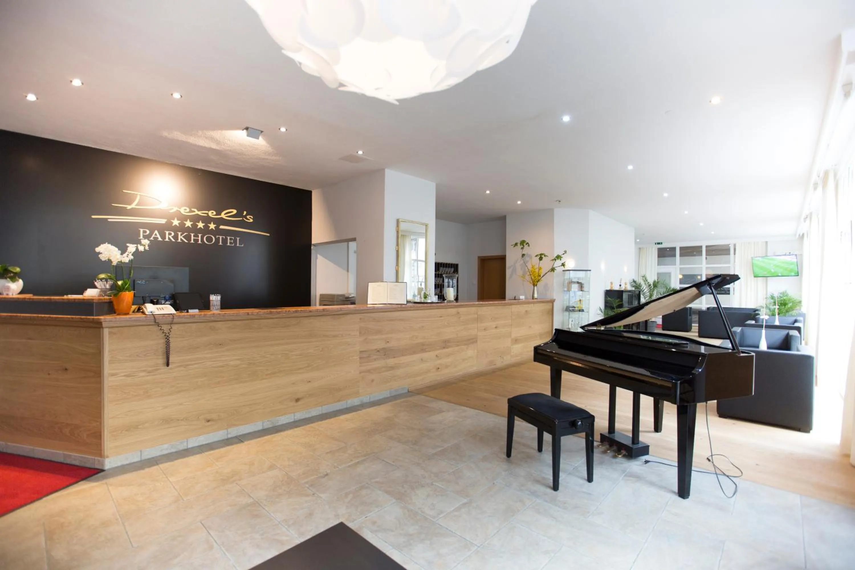 Lobby or reception in Drexel´s Parkhotel