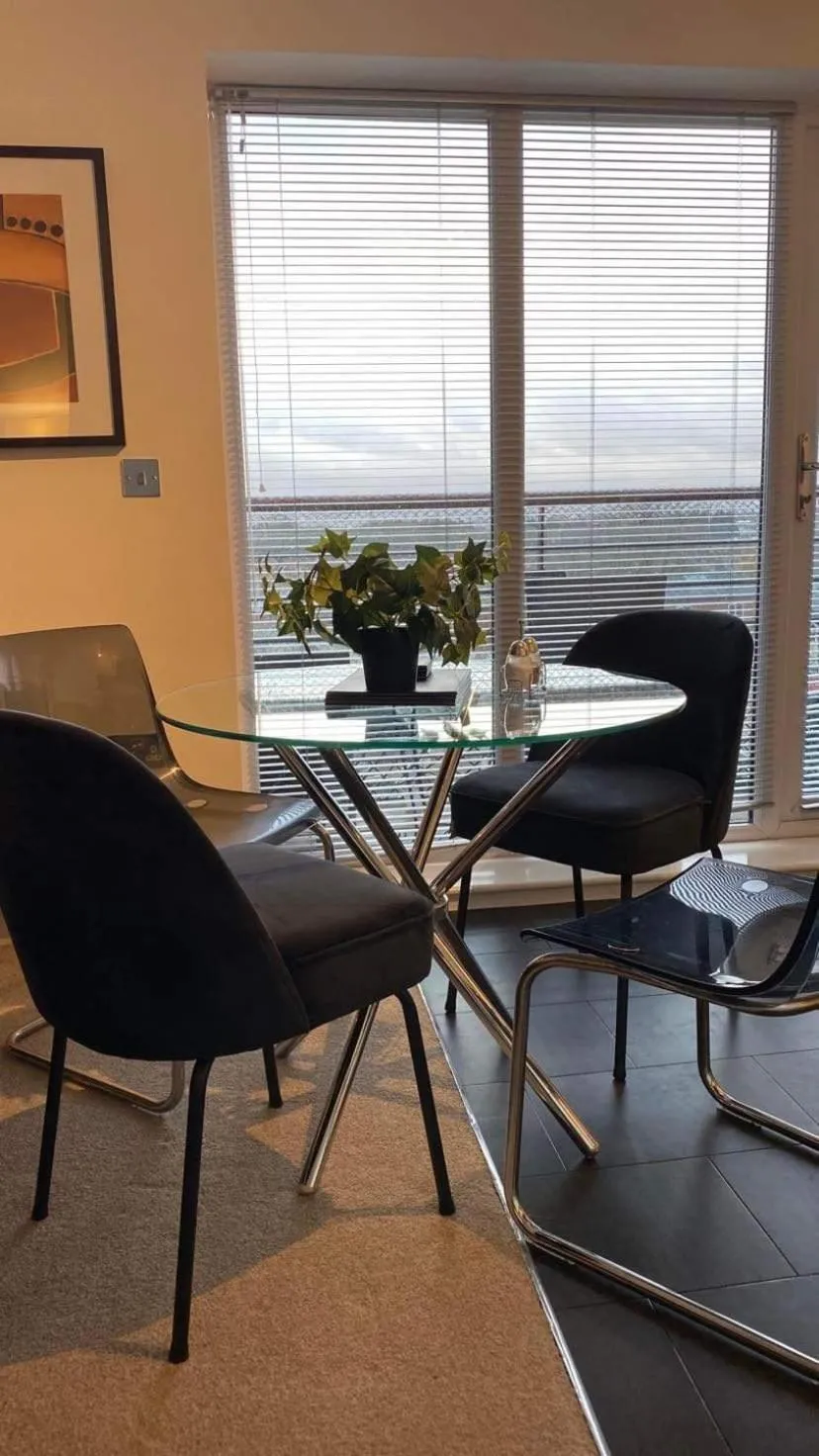Seating area in Chester City Centre Waterfront Apartment