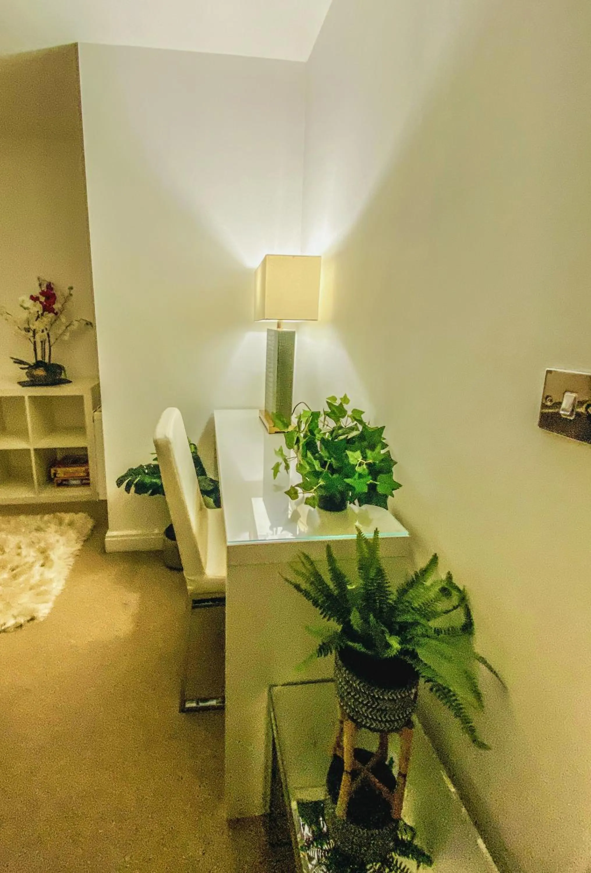Living room in Chester City Centre Waterfront Apartment