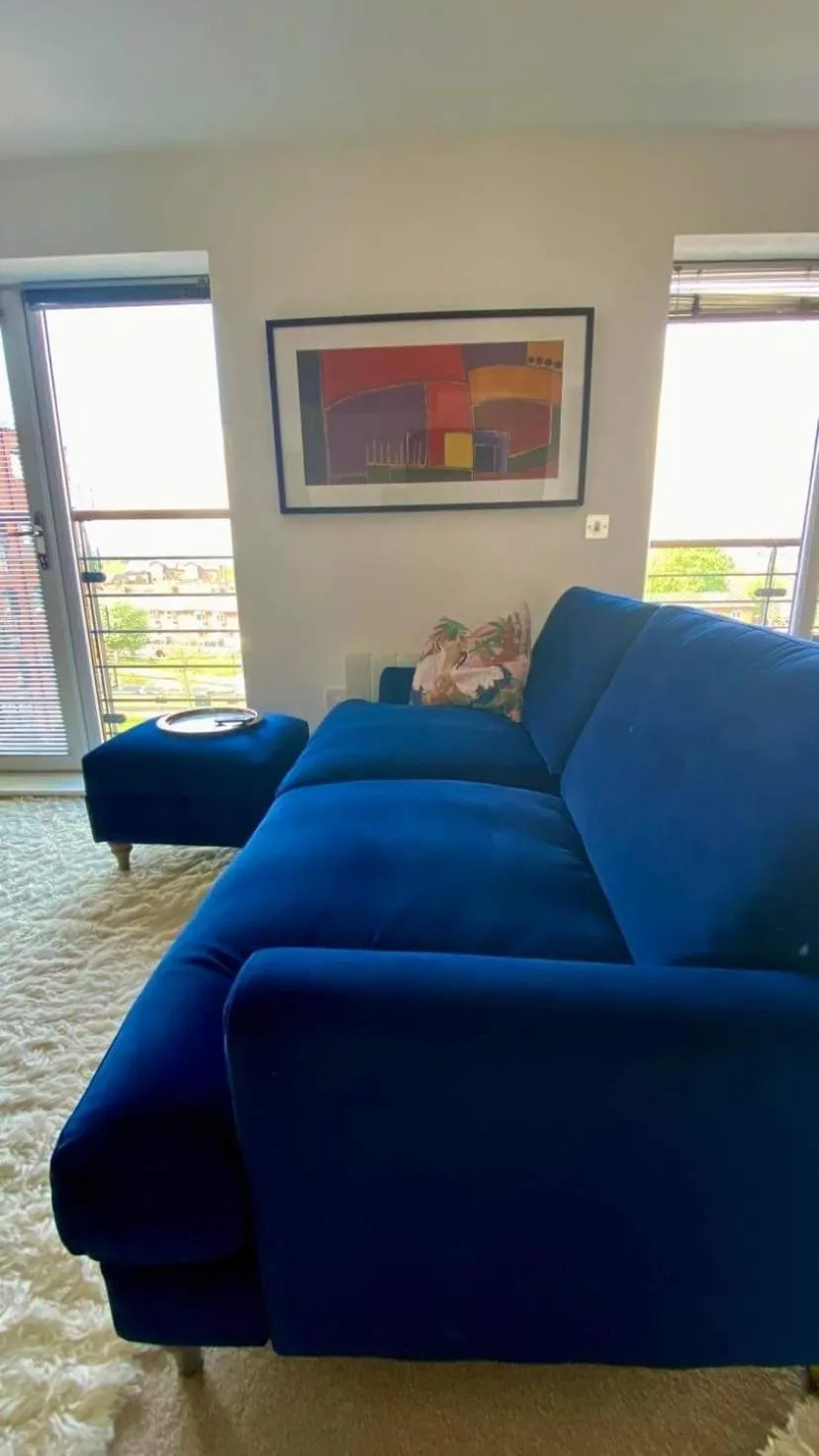 Living room in Chester City Centre Waterfront Apartment