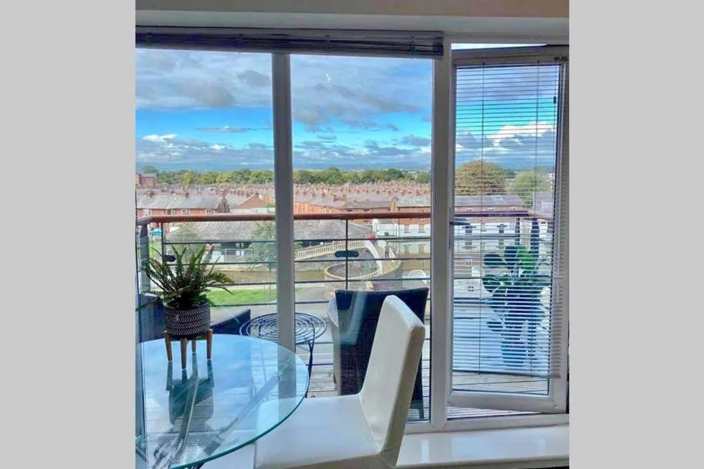 Balcony/Terrace in Chester City Centre Waterfront Apartment