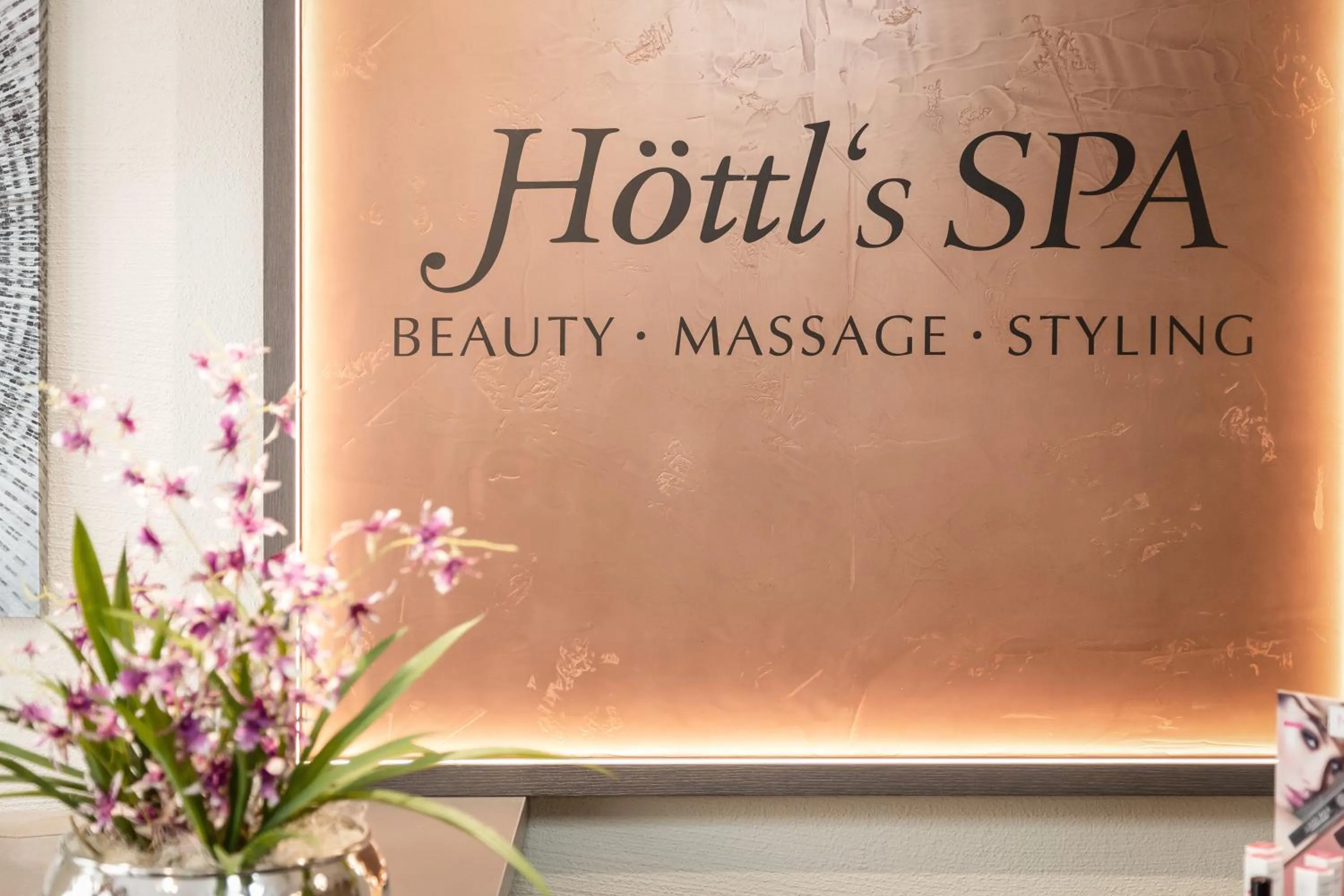 Spa and wellness centre/facilities in Hotel-Gasthof Höttl