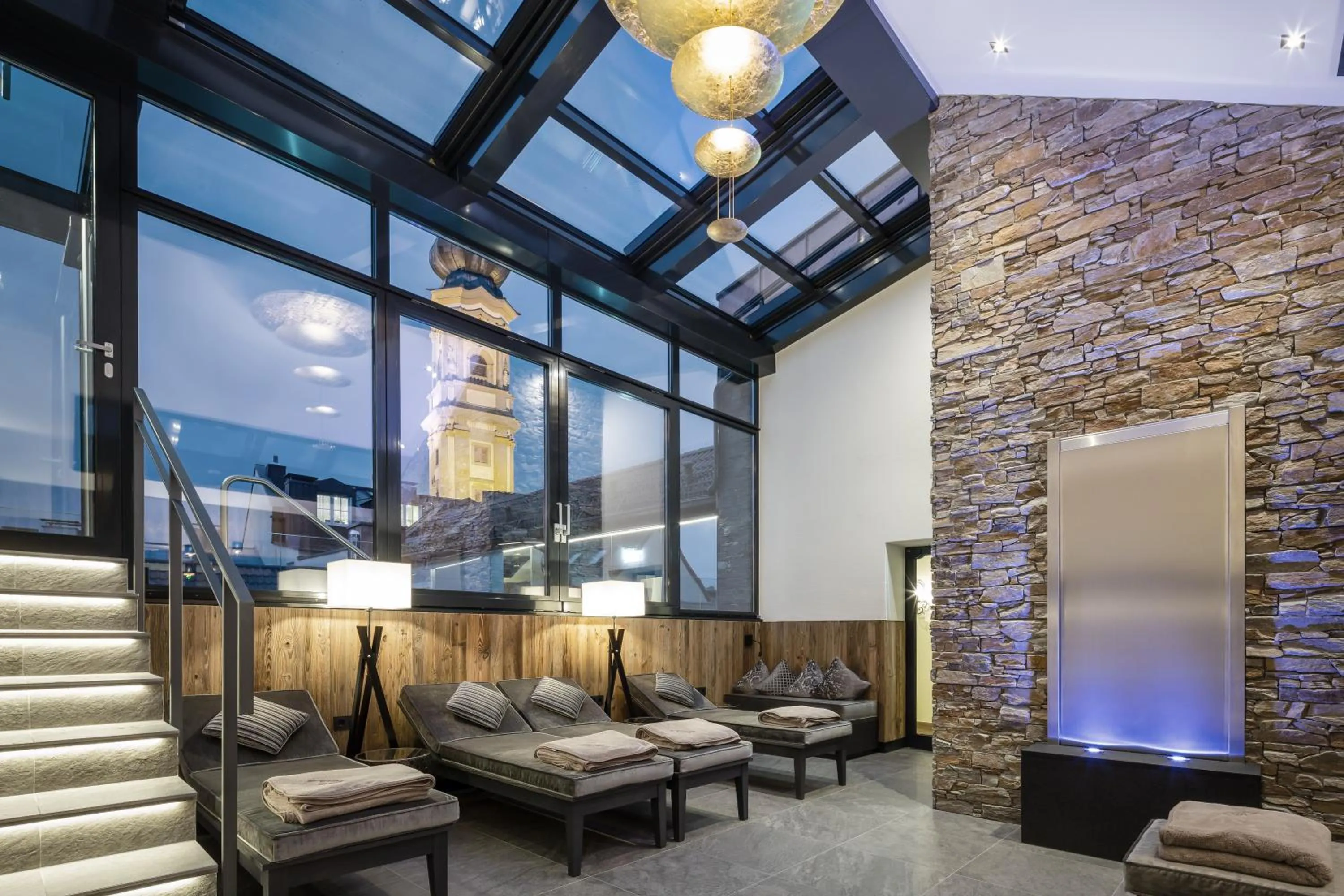 Spa and wellness centre/facilities in Hotel-Gasthof Höttl