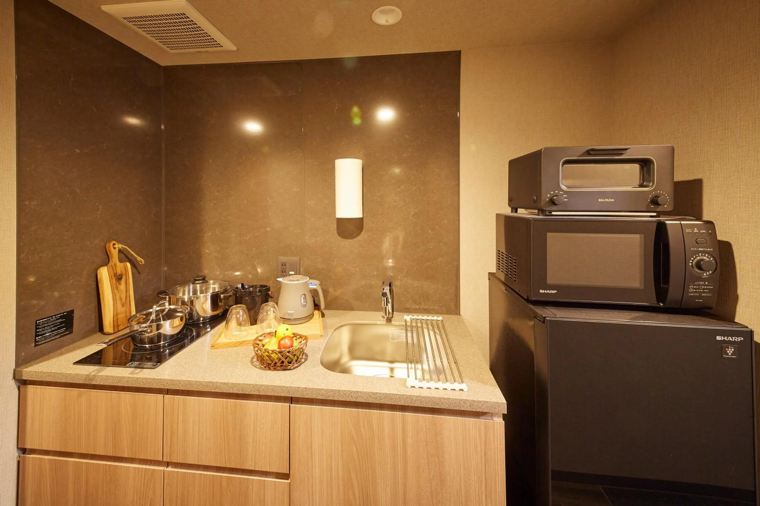 Kitchen or kitchenette in MONday Apart Premium AKIHABARA ASAKUSABASHI Sta.