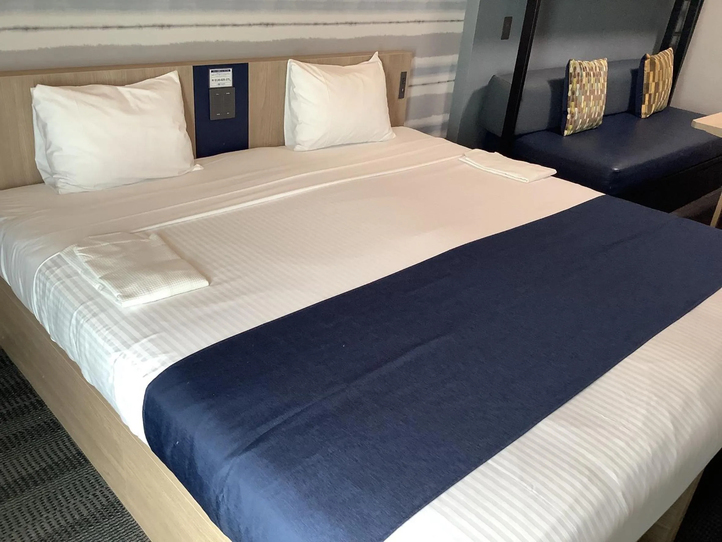 Bed in MONday Apart Premium AKIHABARA ASAKUSABASHI Sta.