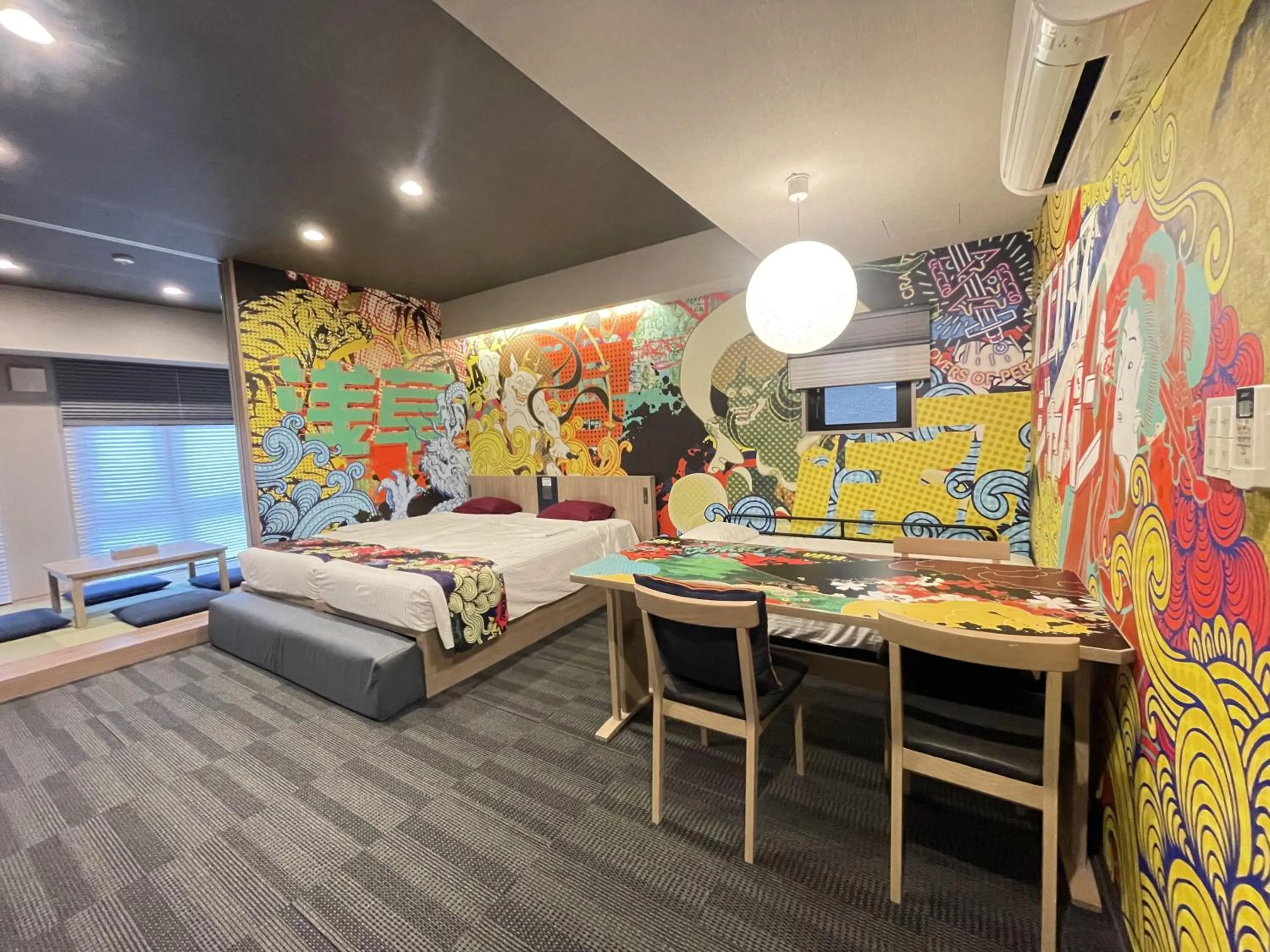 Photo of the whole room, Bed in MONday Apart Premium AKIHABARA ASAKUSABASHI Sta.