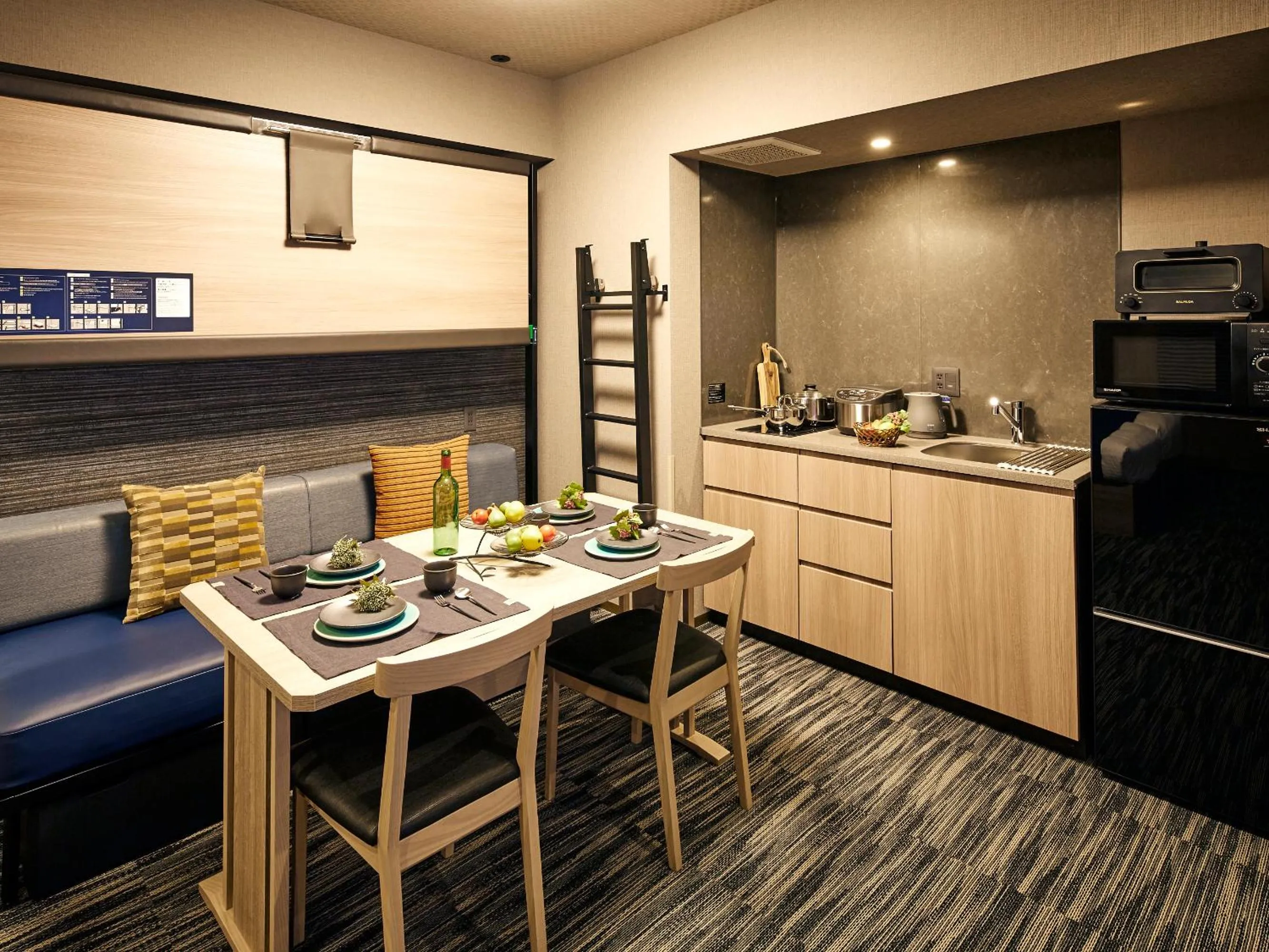 Kitchen or kitchenette in MONday Apart Premium AKIHABARA