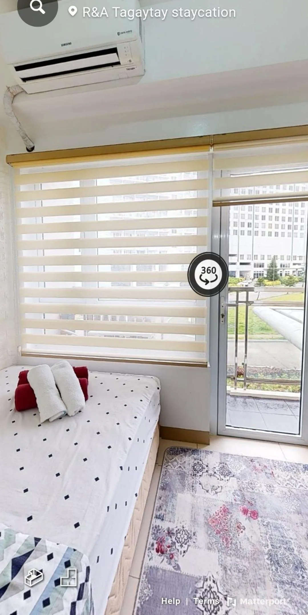 Bed in R&A Staycation at Wind Residence