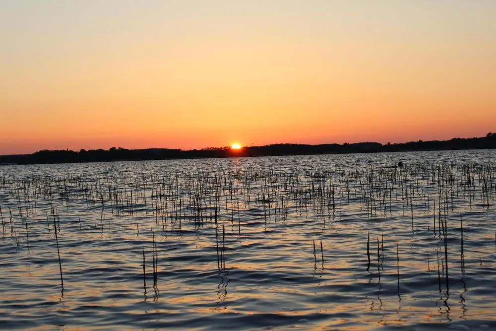 Sunset in Müritz Landhotel Grüner Baum