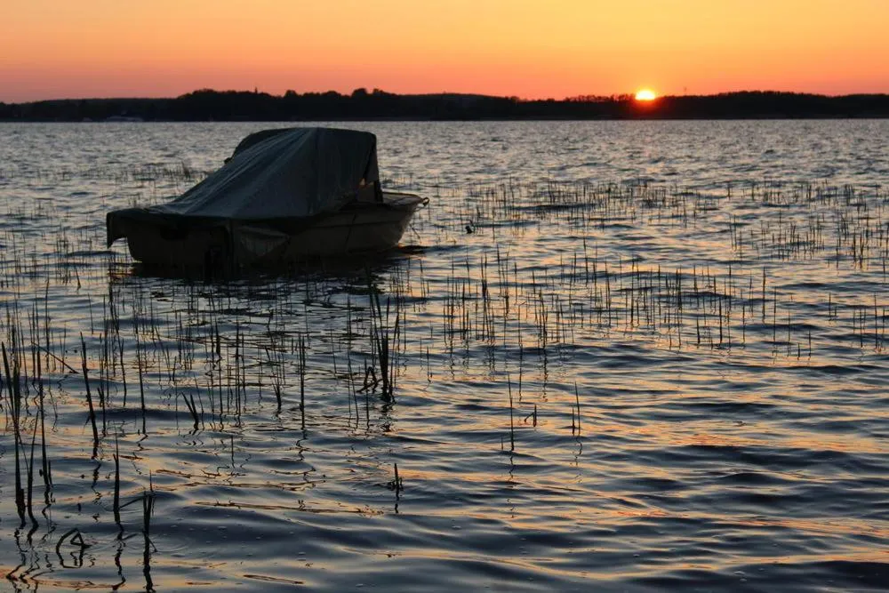 Sunset in Müritz Landhotel Grüner Baum