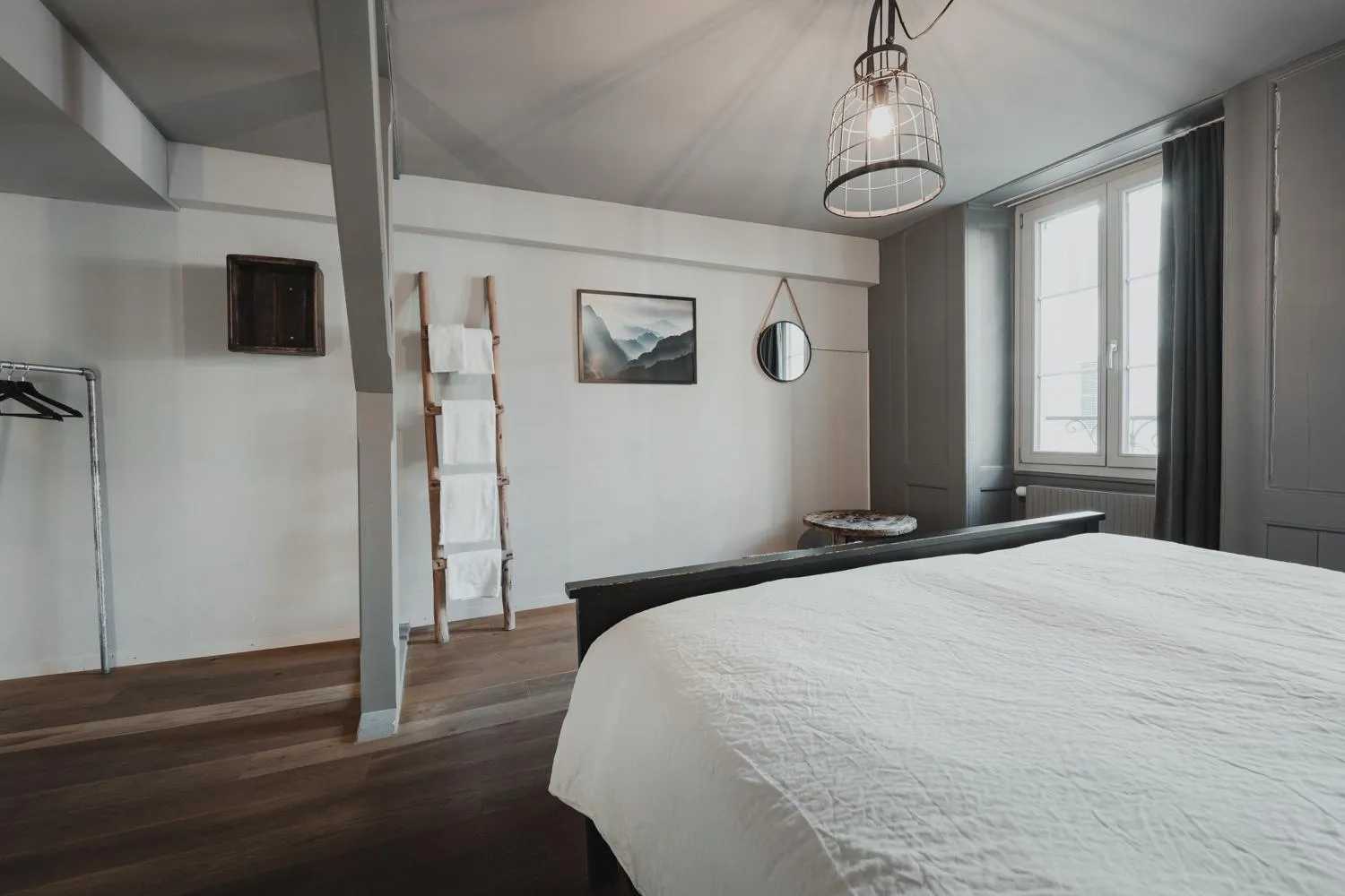 Bed in No8 Boutique Hotel - self check in