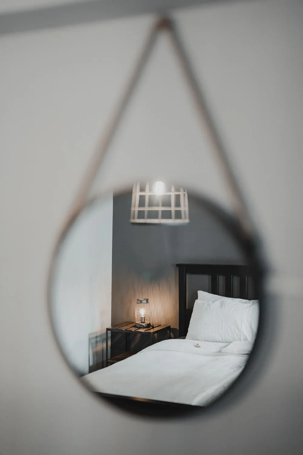 Decorative detail, Bed in No8 Boutique Hotel - self check in