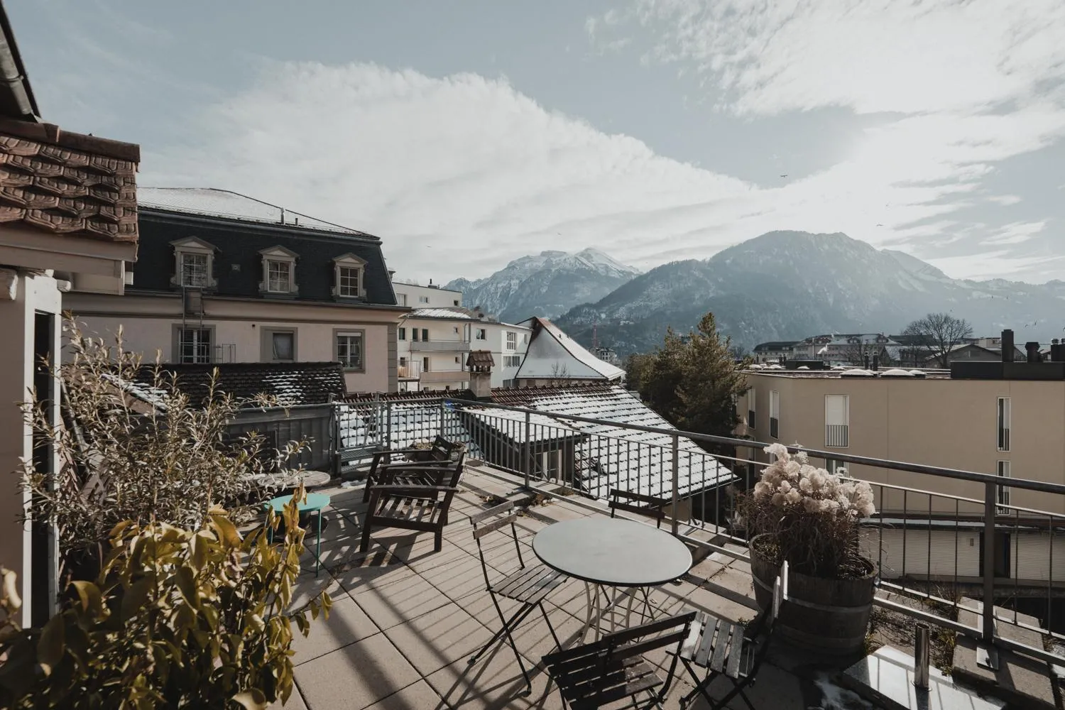 Property building in No8 Boutique Hotel - self check in