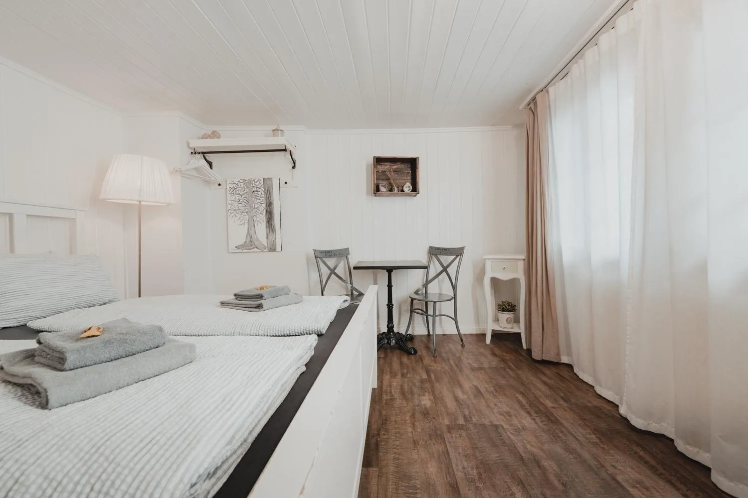 Bed in No8 Boutique Hotel - self check in