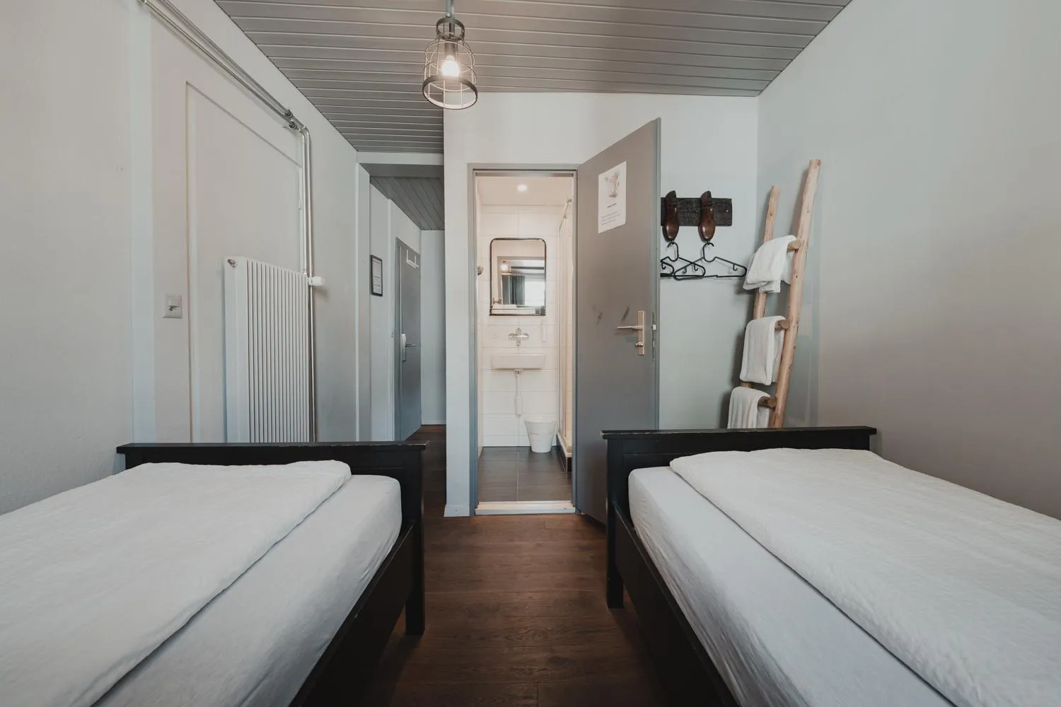 Bed in No8 Boutique Hotel - self check in