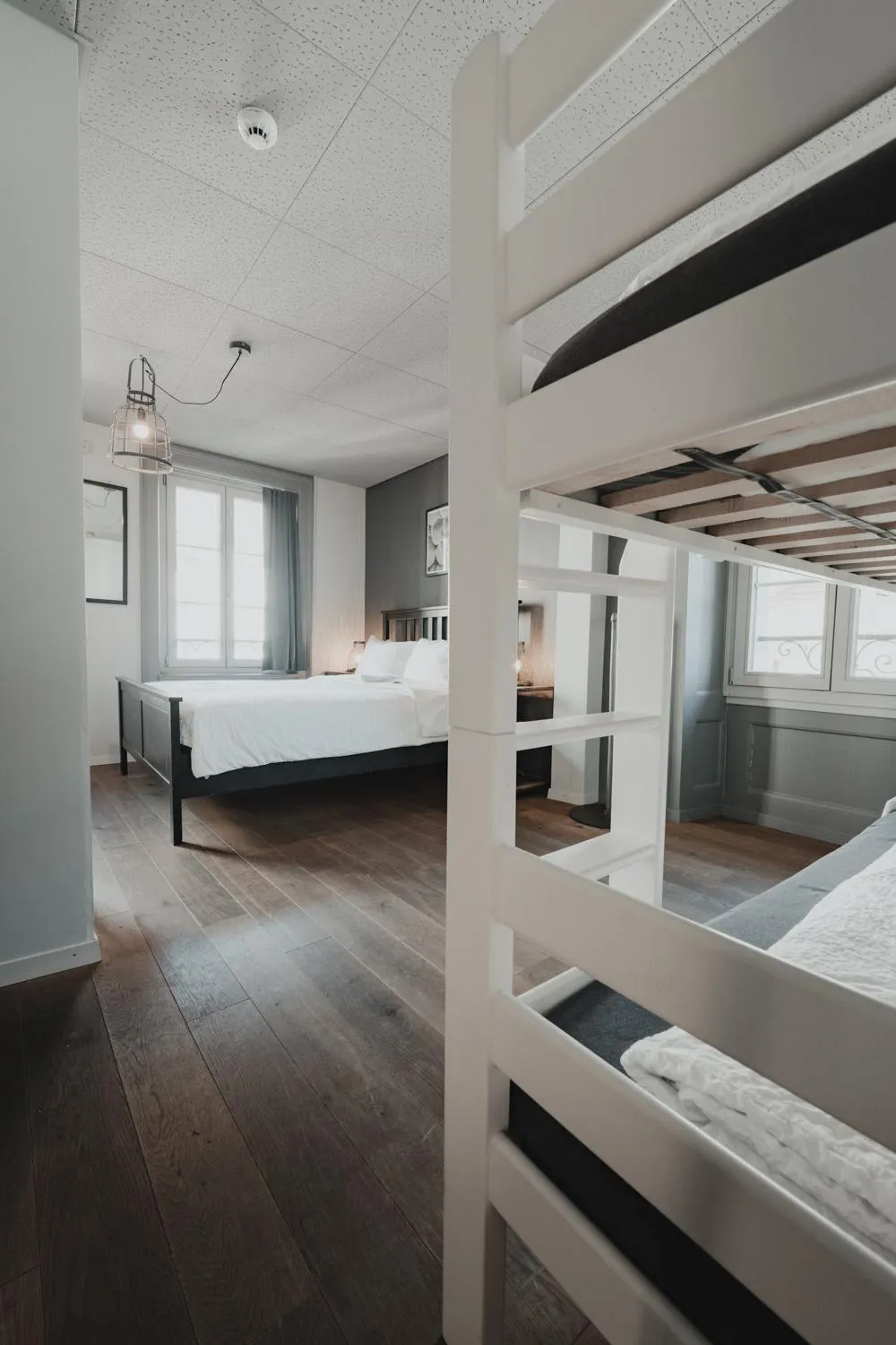 Bed in No8 Boutique Hotel - self check in