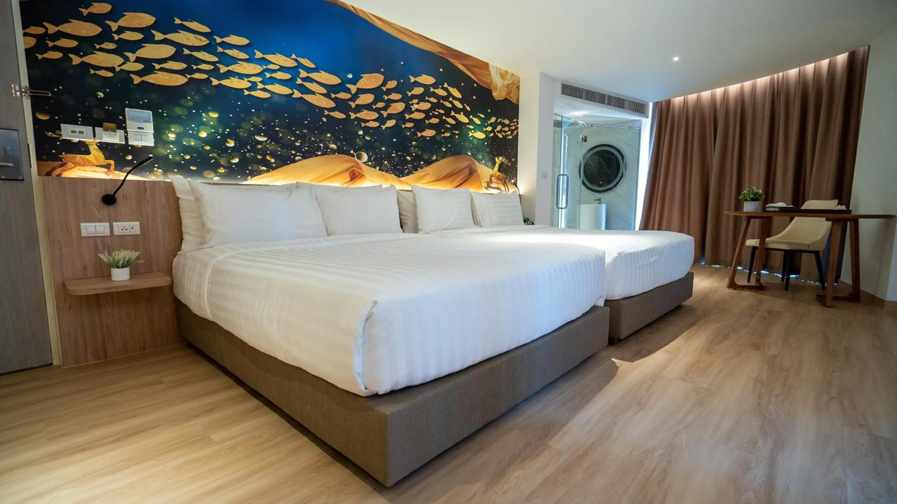 Bedroom, Bed in Pannarai Hotel Bangkok-Pra tunam