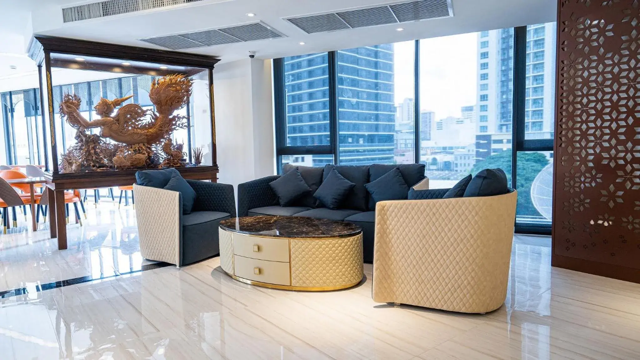 Lobby or reception in Pannarai Hotel Bangkok-Pra tunam Lobby or reception in Pannarai Hotel Bangkok-Pra tunam