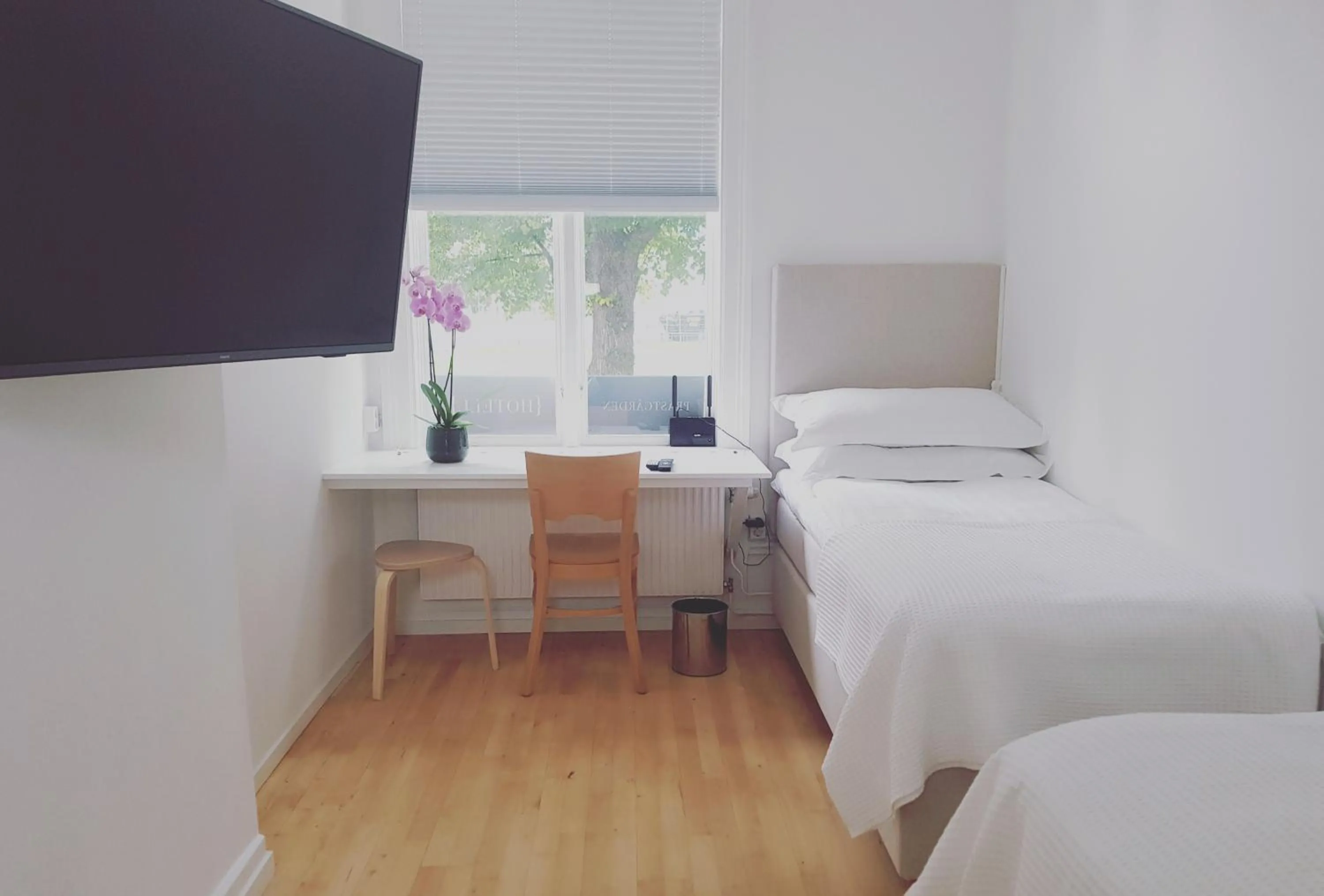 Bed in Prästgården Hotell & Bryggeri