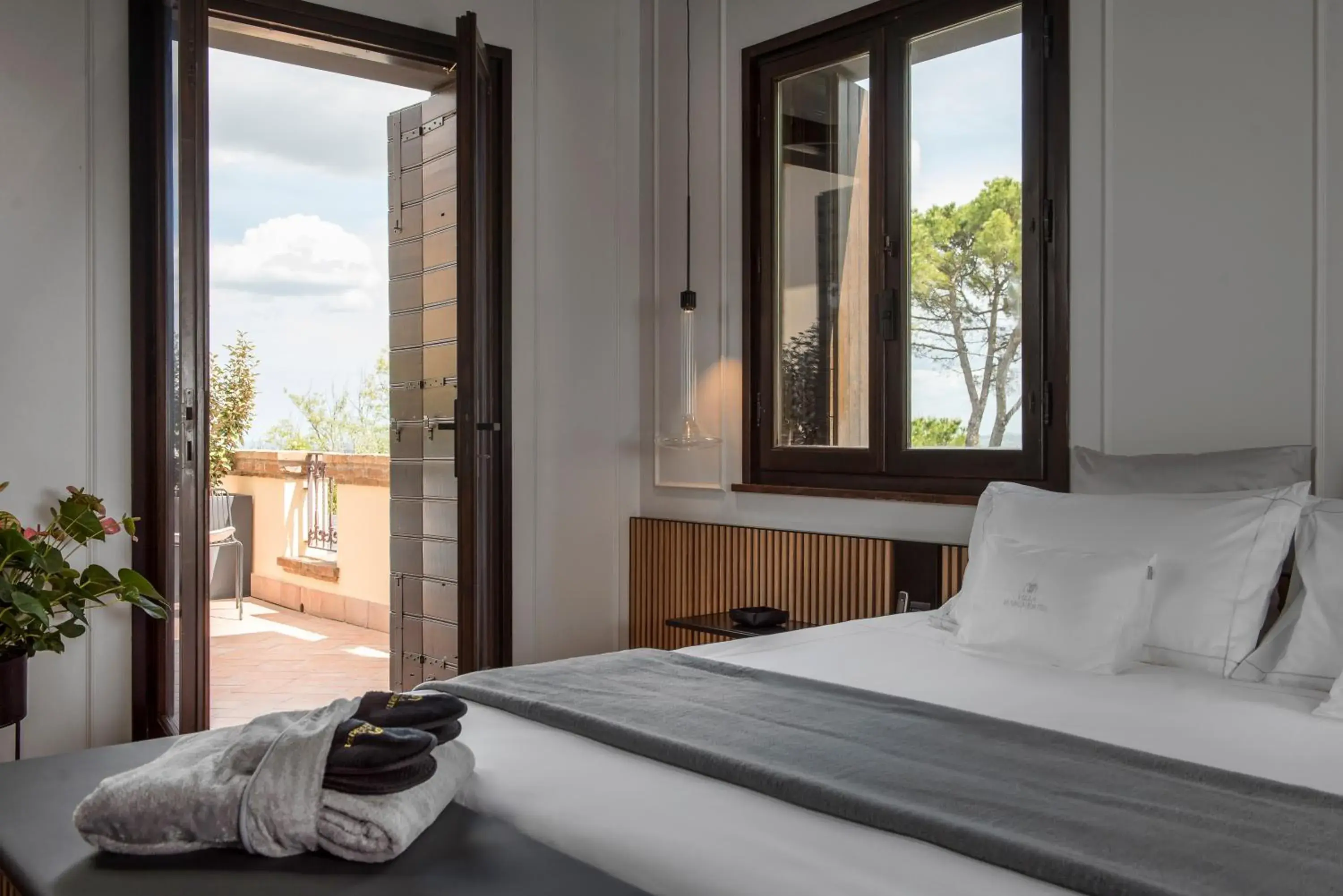 Bed in Relais Villa Margherita Bed in Relais Villa Margherita