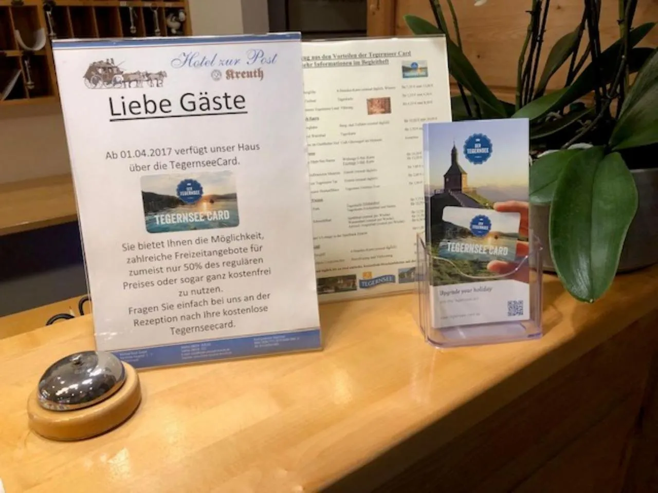 Lobby or reception in Hotel zur Post