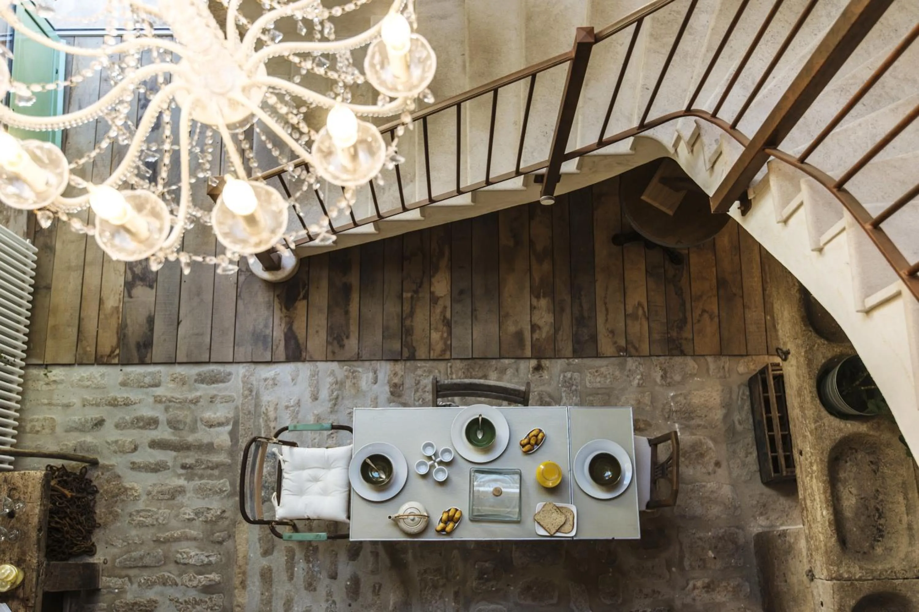 Dining area in Le Domaine des Carriers