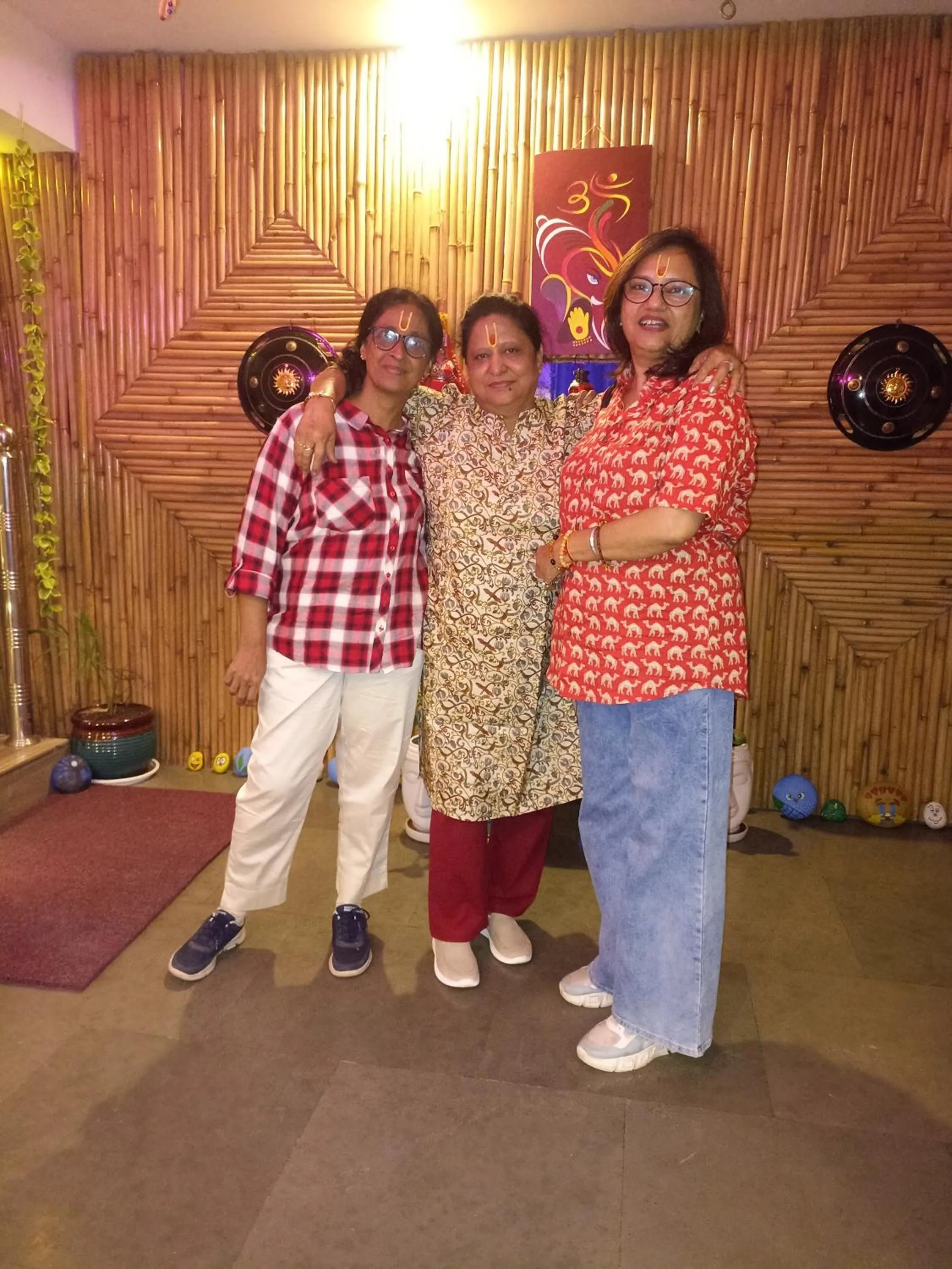 Family in Hotel The Moksham