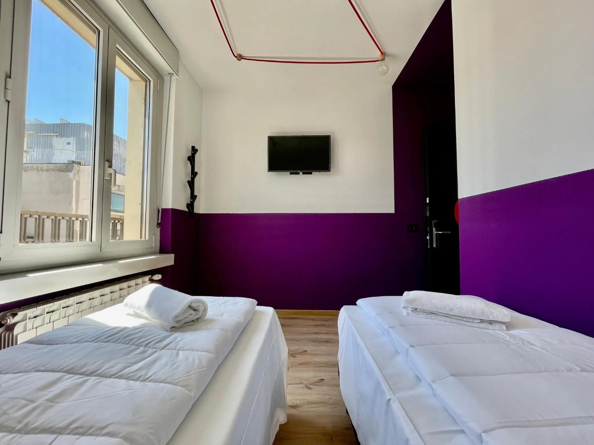 Bed in Hotello Trieste