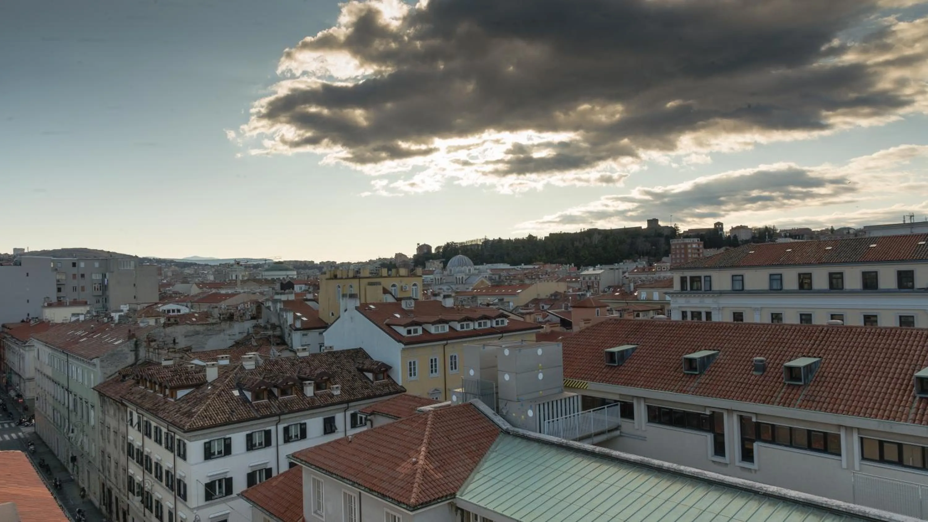 Balcony/Terrace in Hotello Trieste