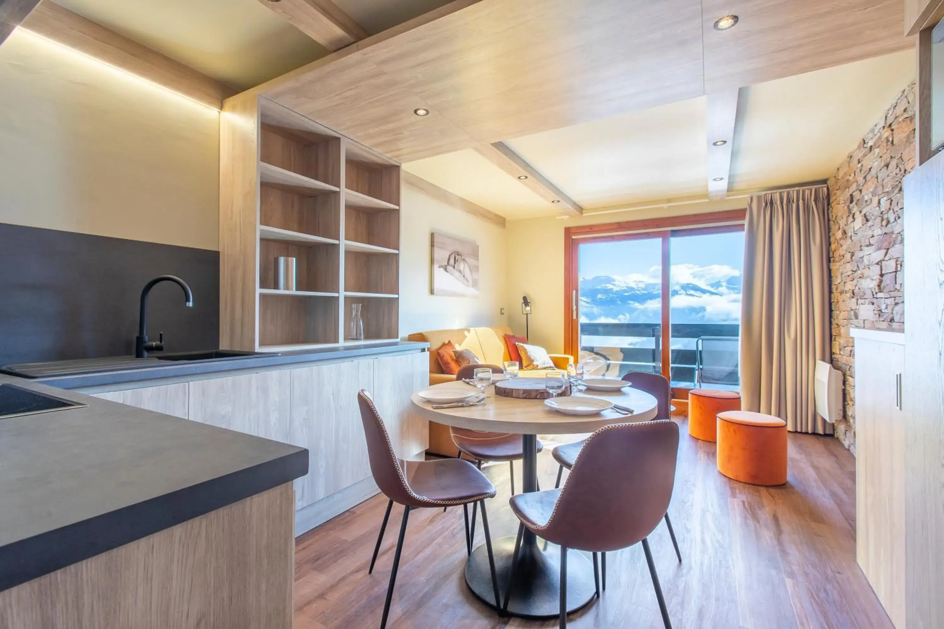 Living room in Vacancéole - Résidence La Duit Living room in Vacancéole - Résidence La Duit