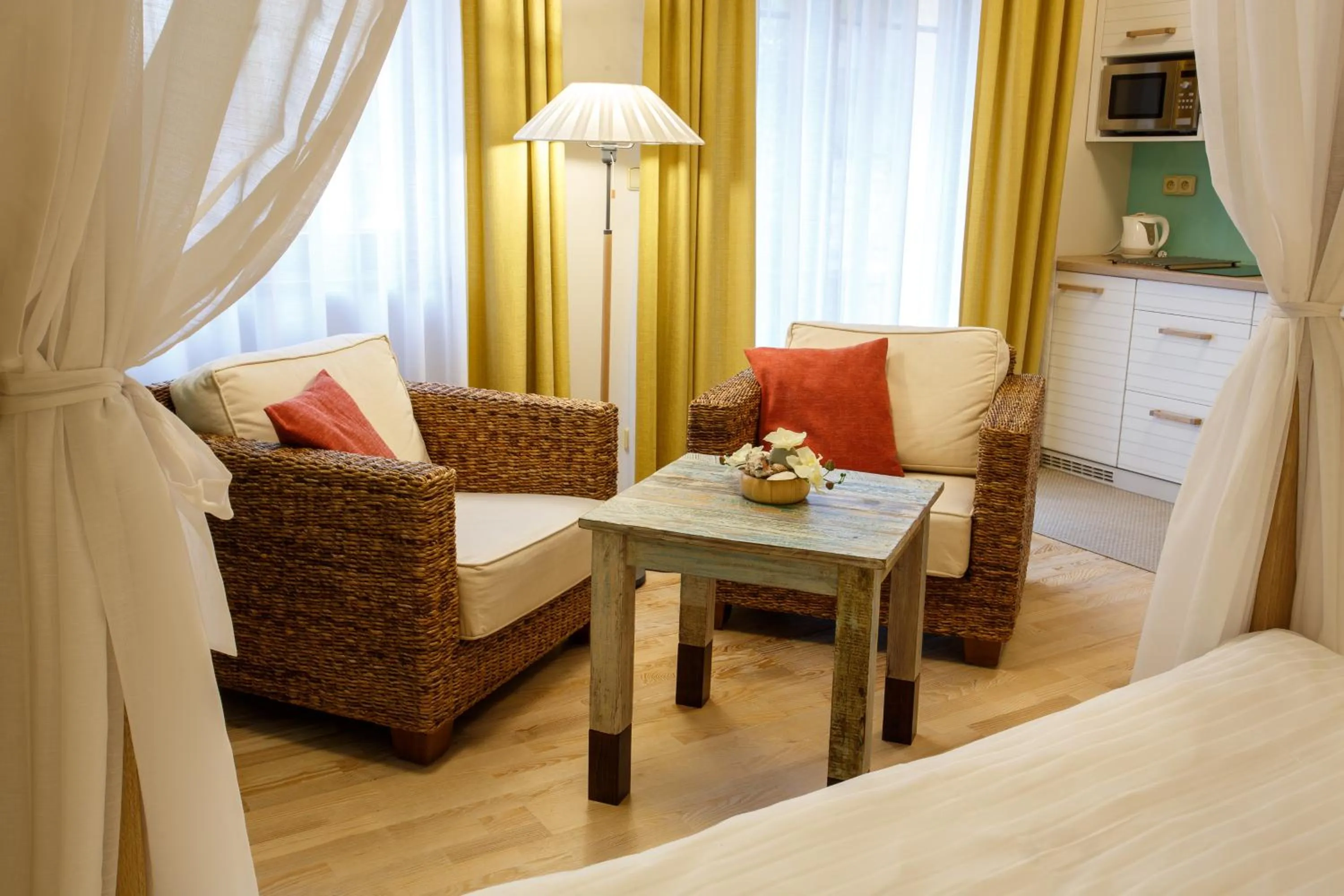 Seating area in Vila Terra