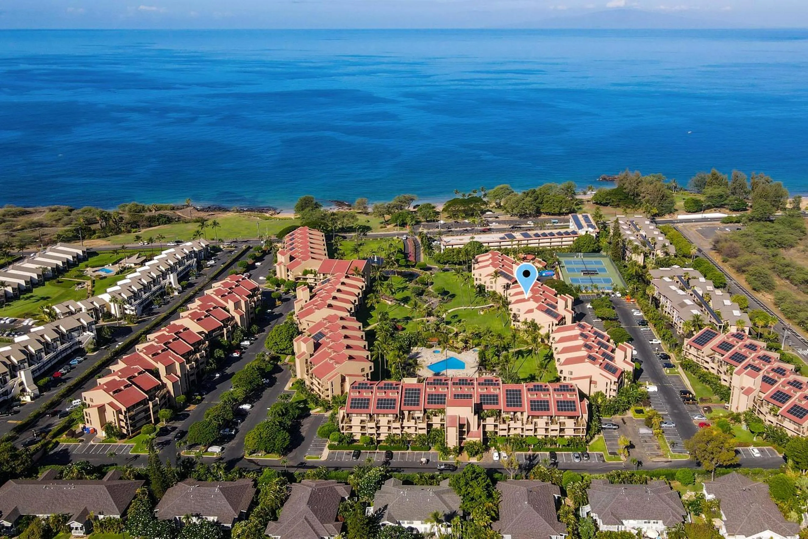 Kamaole Sands 2-406, Ocean Views, Split AC, 2 Bdrm
