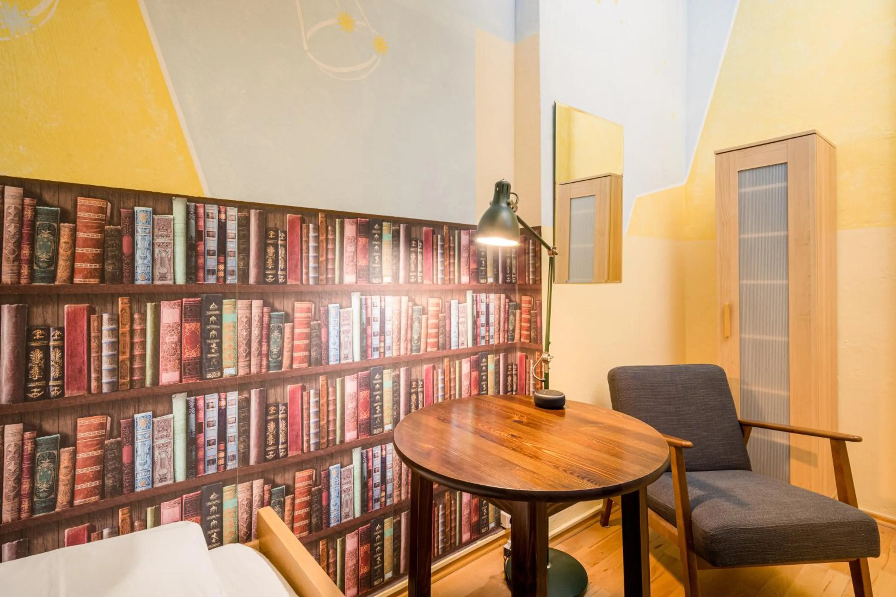 Seating area in Hostel Mondpalast