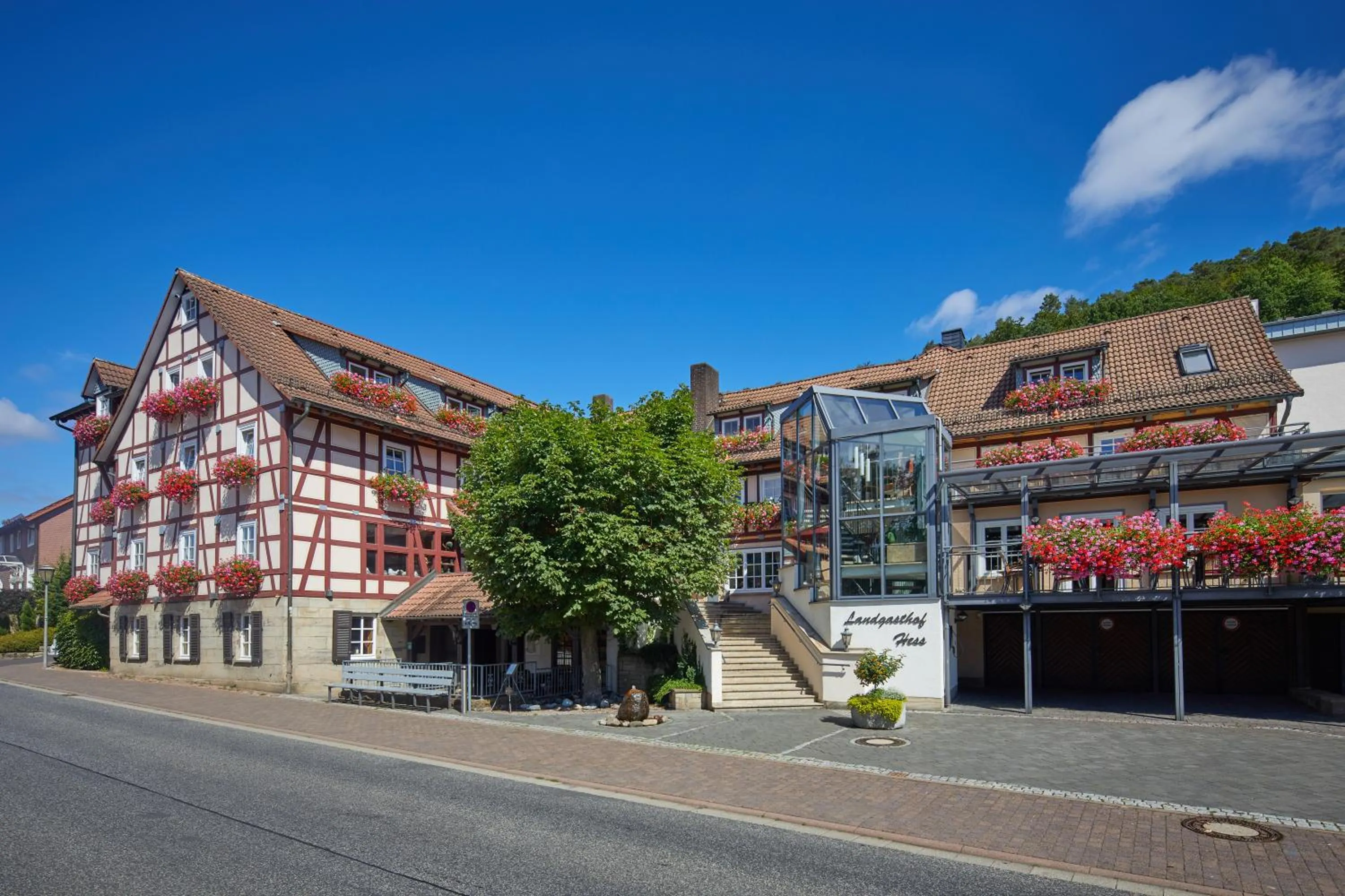 Property building in Landgasthof Hotel Hess