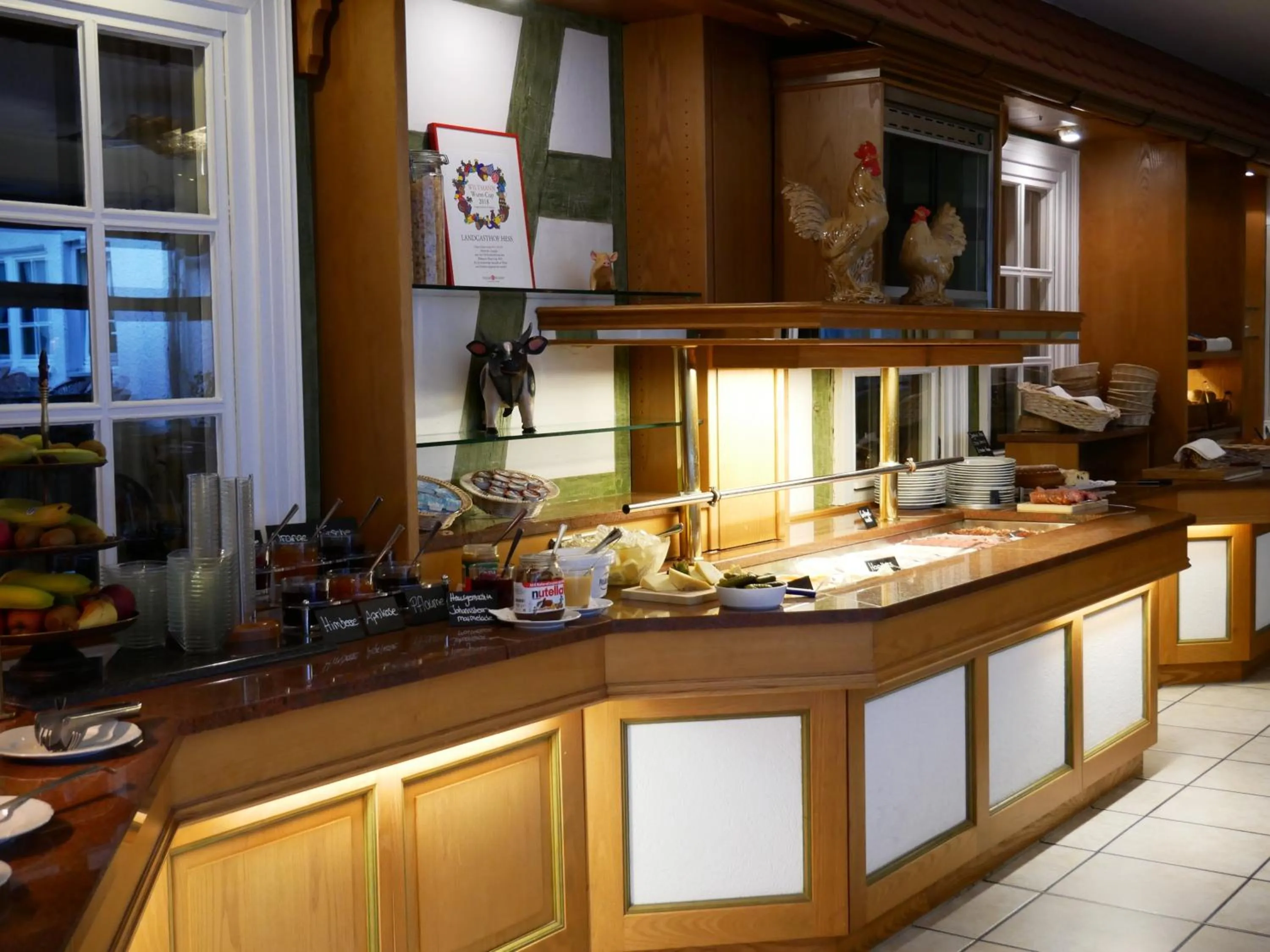 Buffet breakfast in Landgasthof Hotel Hess