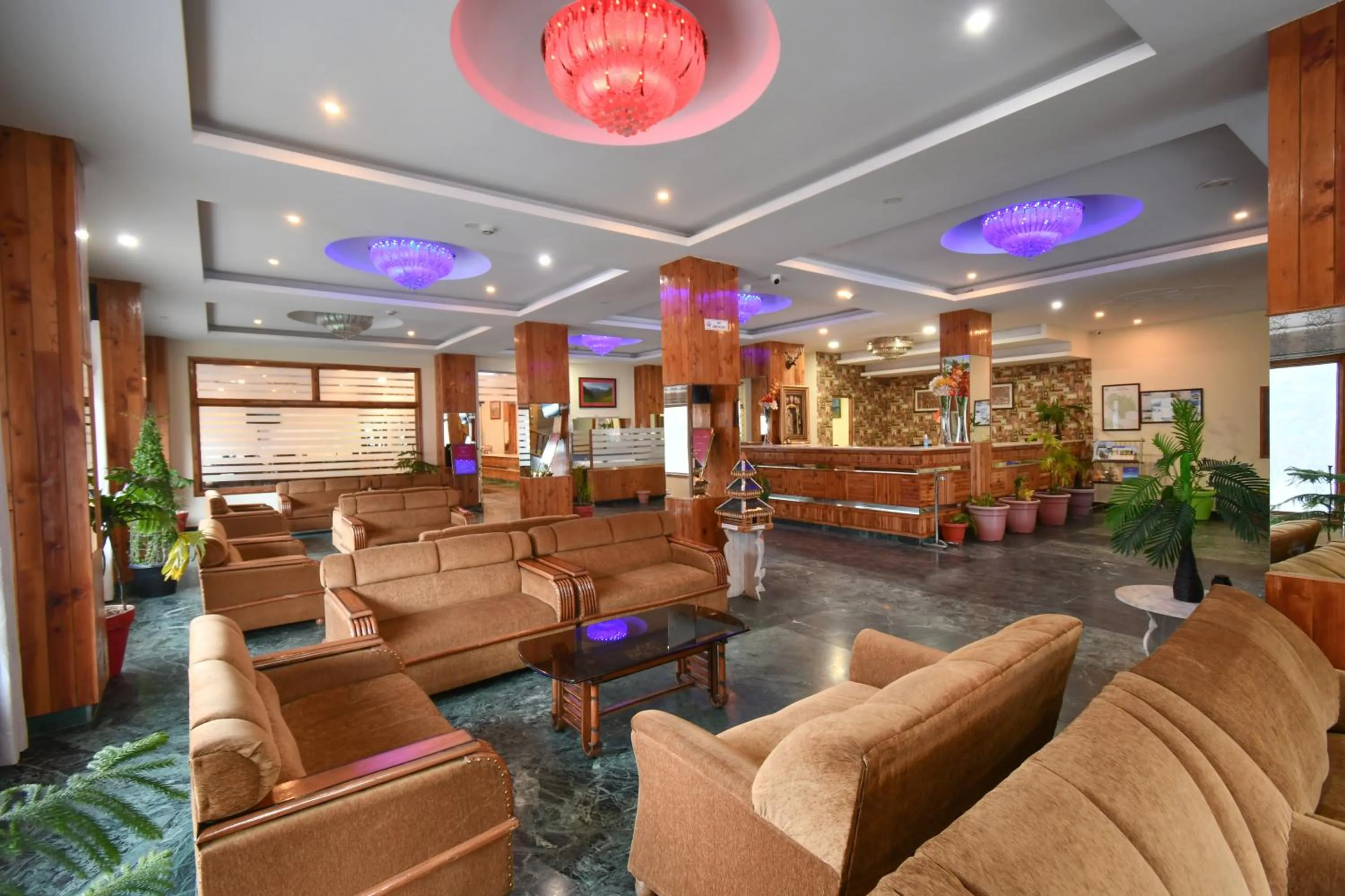 Lobby or reception in Manali Valley Resort