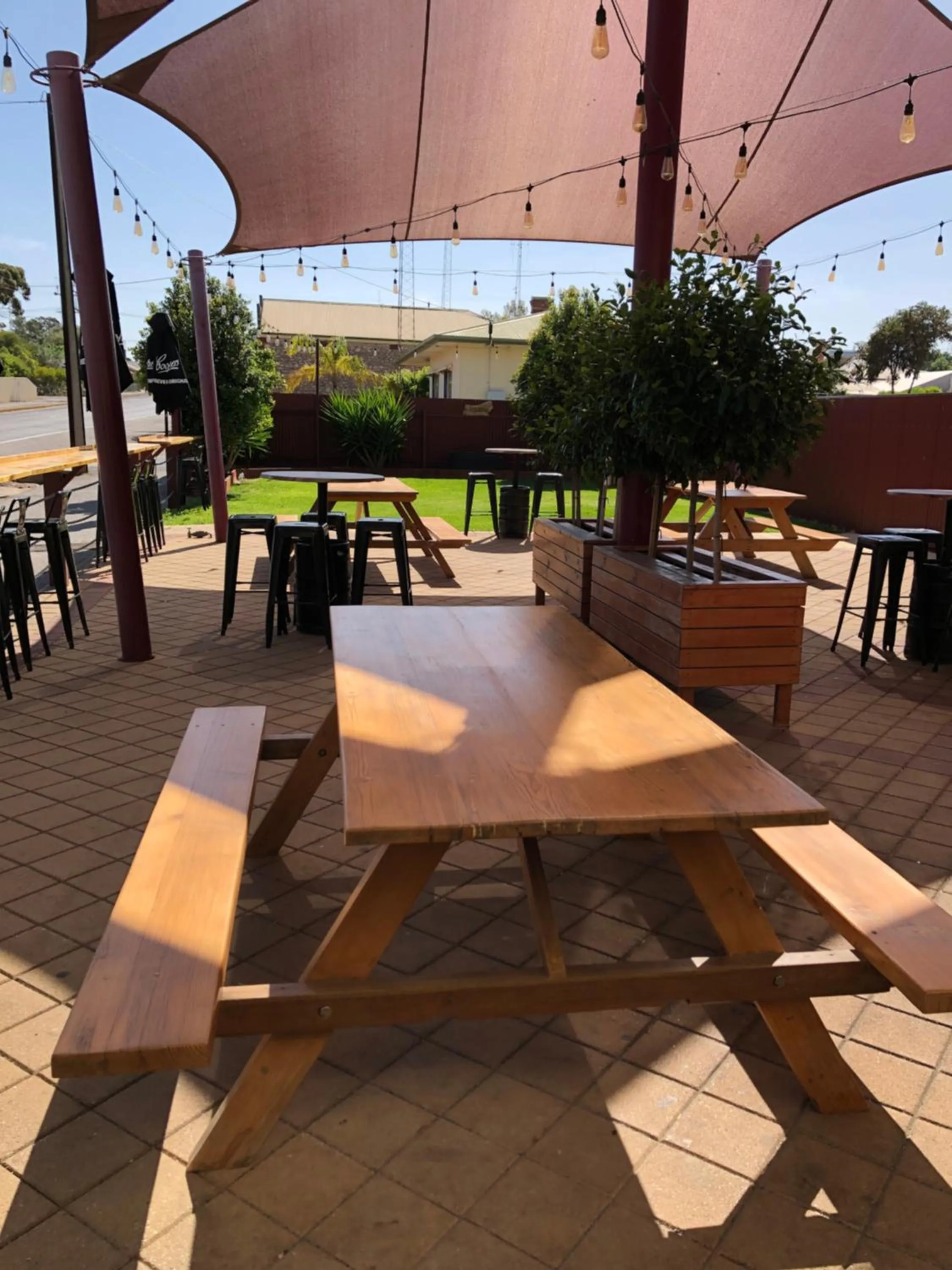 Garden in Cornucopia hotel