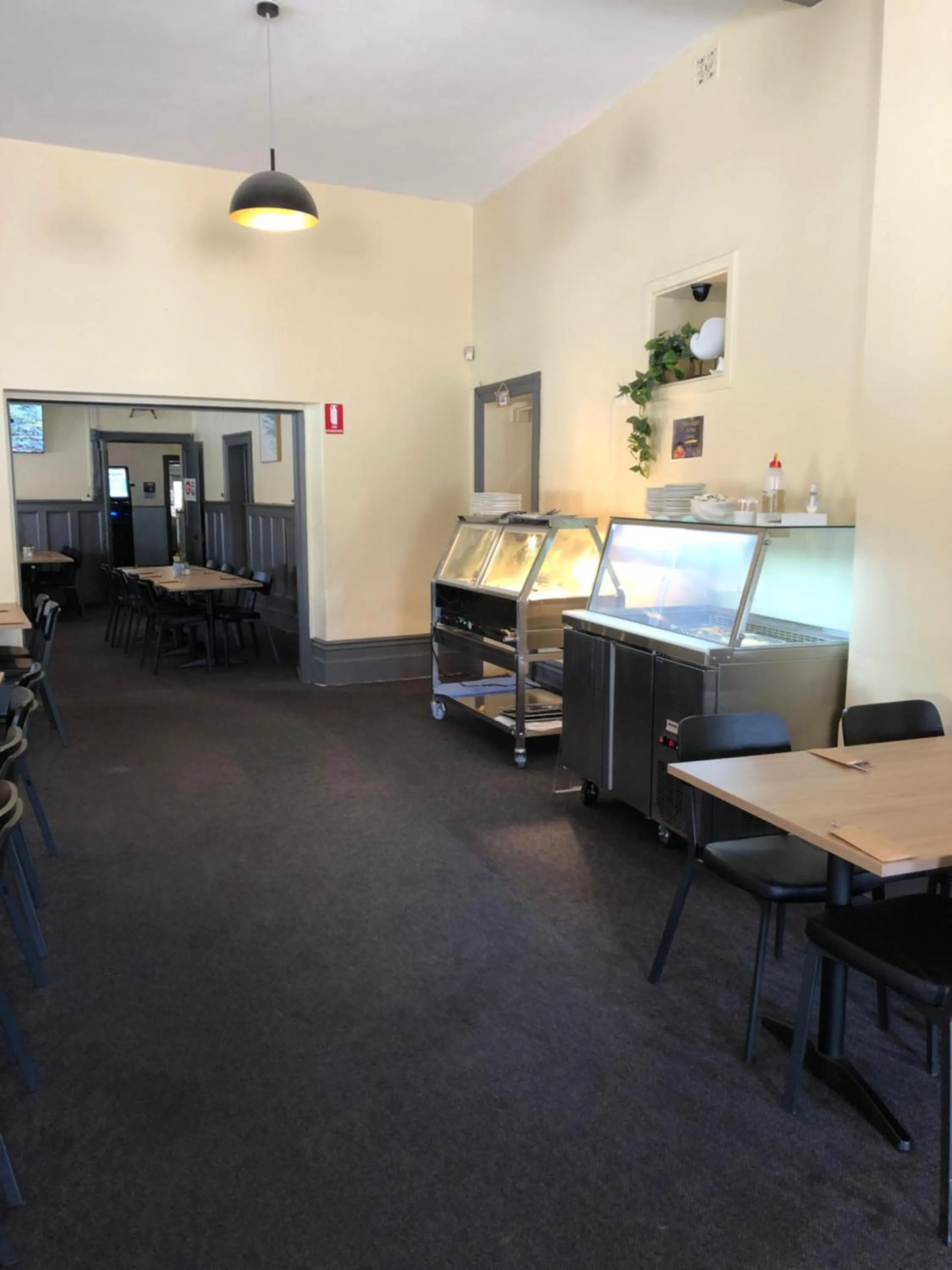 Dining area in Cornucopia hotel