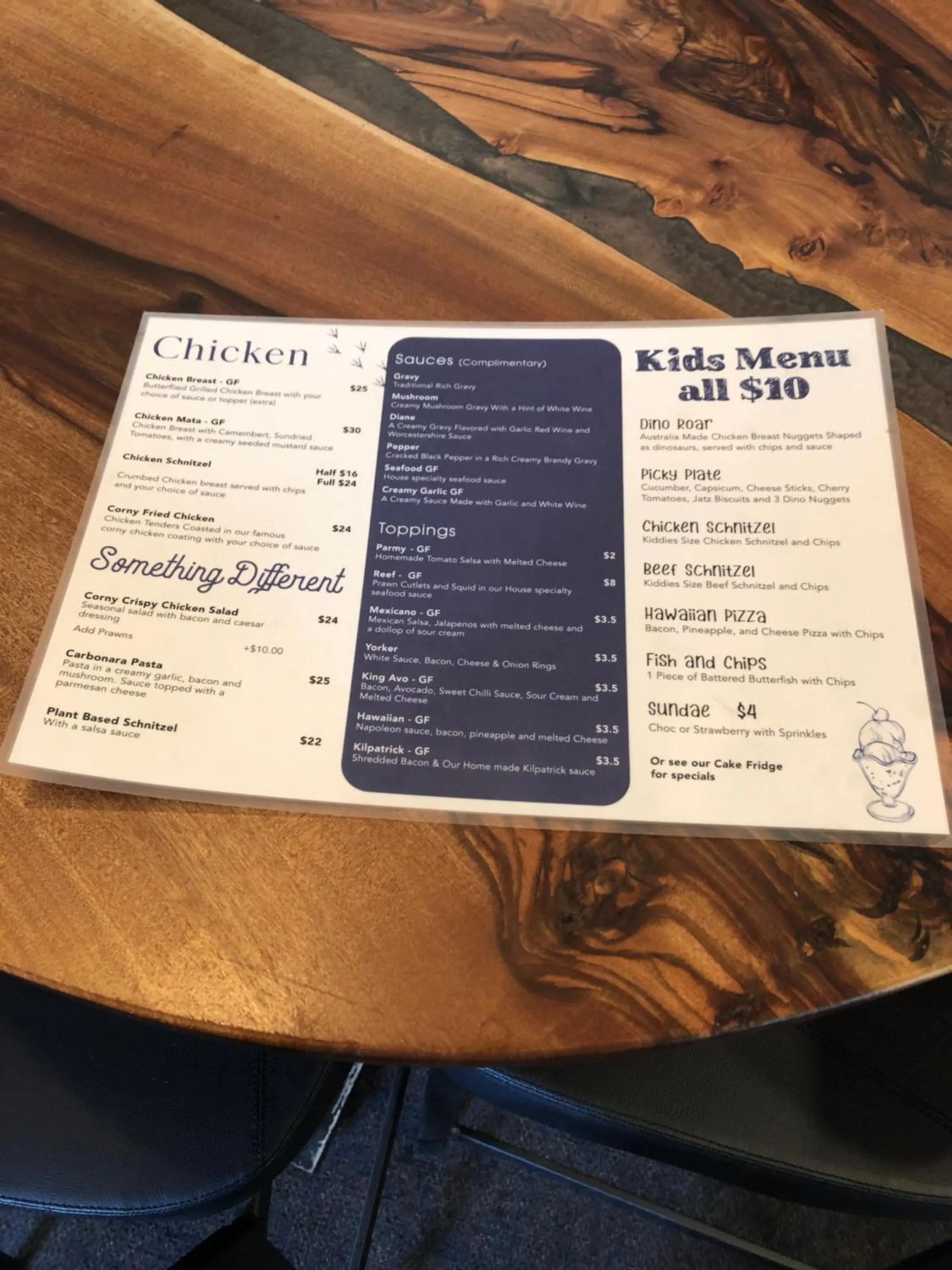 Food in Cornucopia hotel