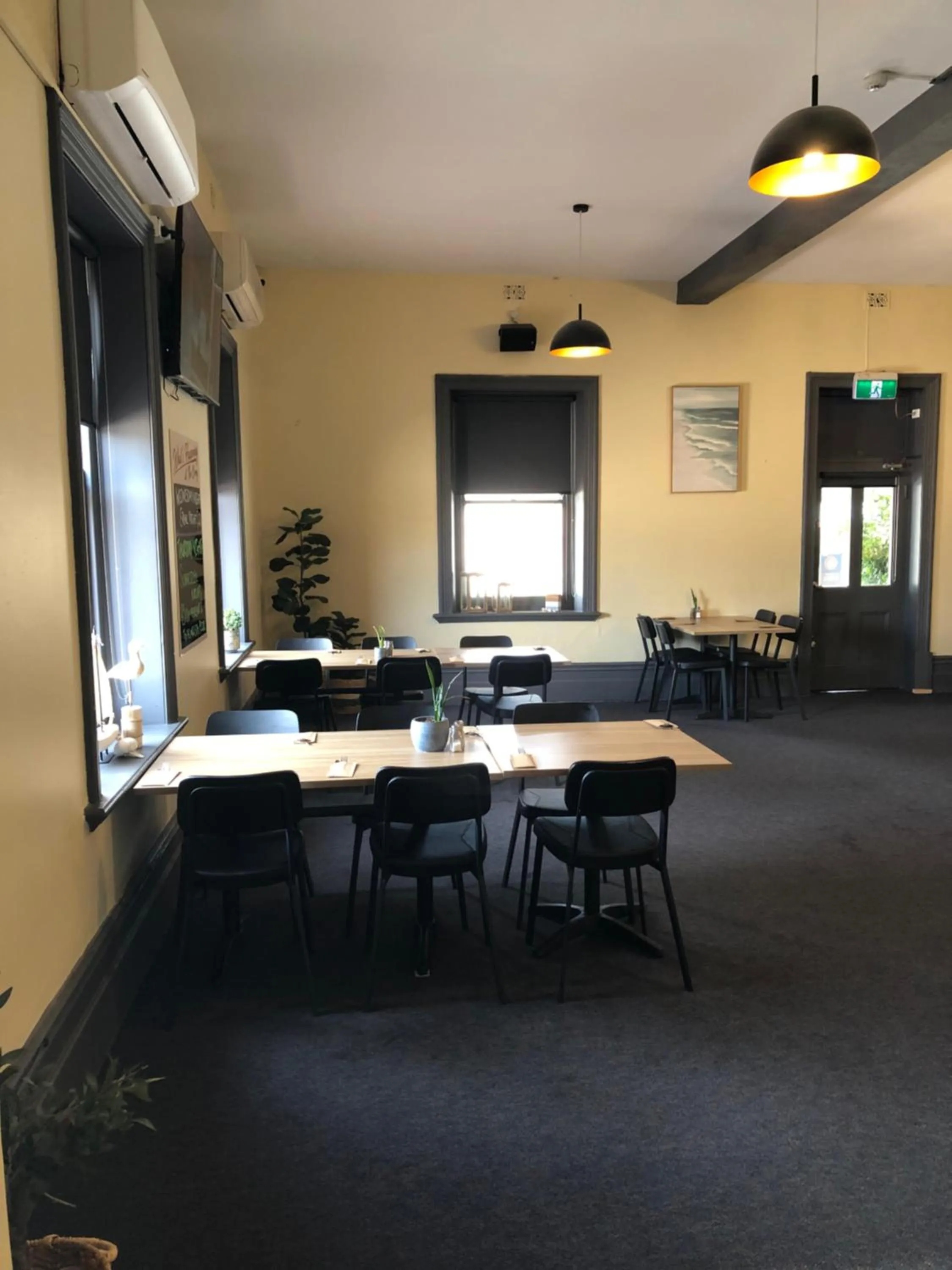Dining area in Cornucopia hotel