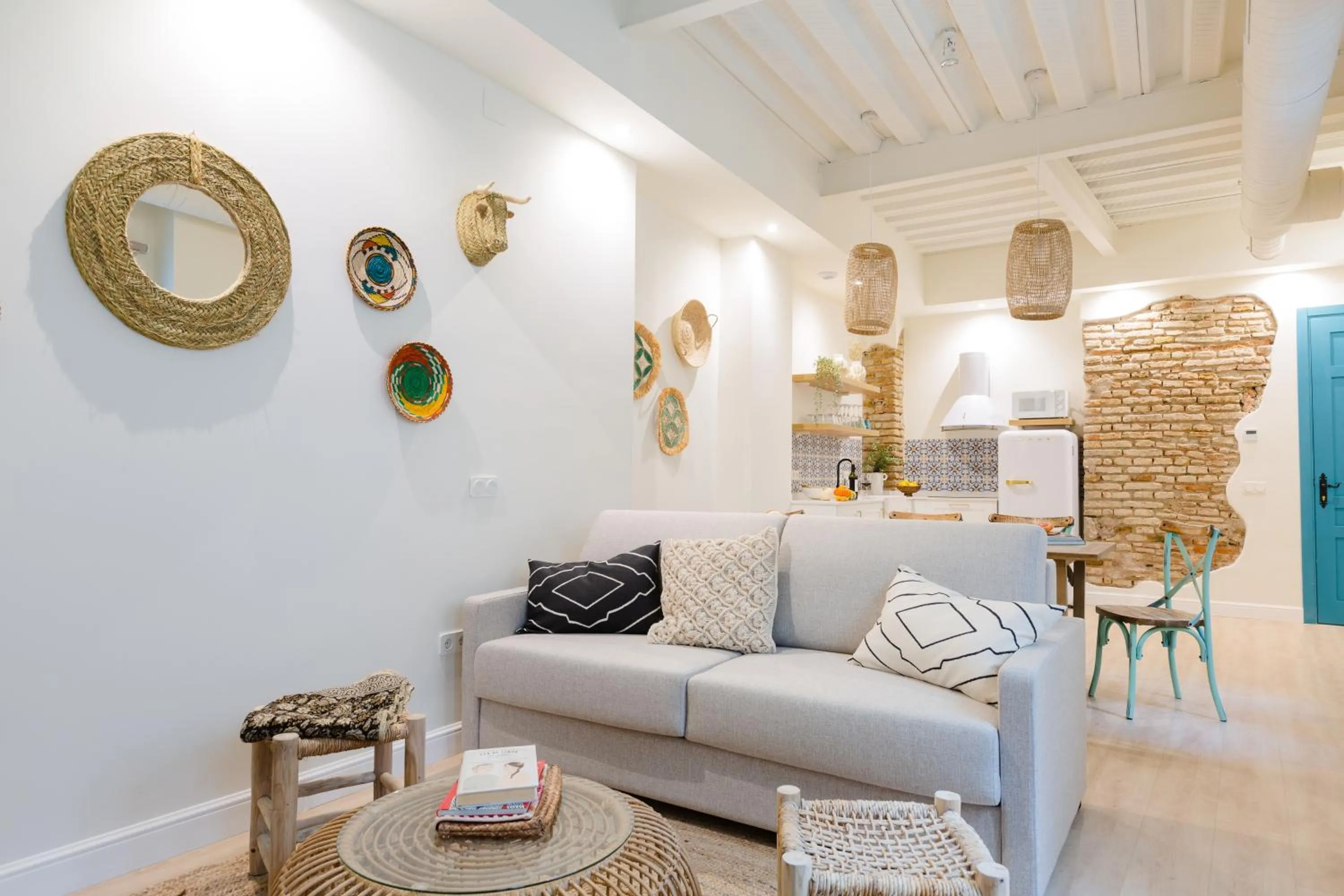 Living room in Atenea Malaga Apartments